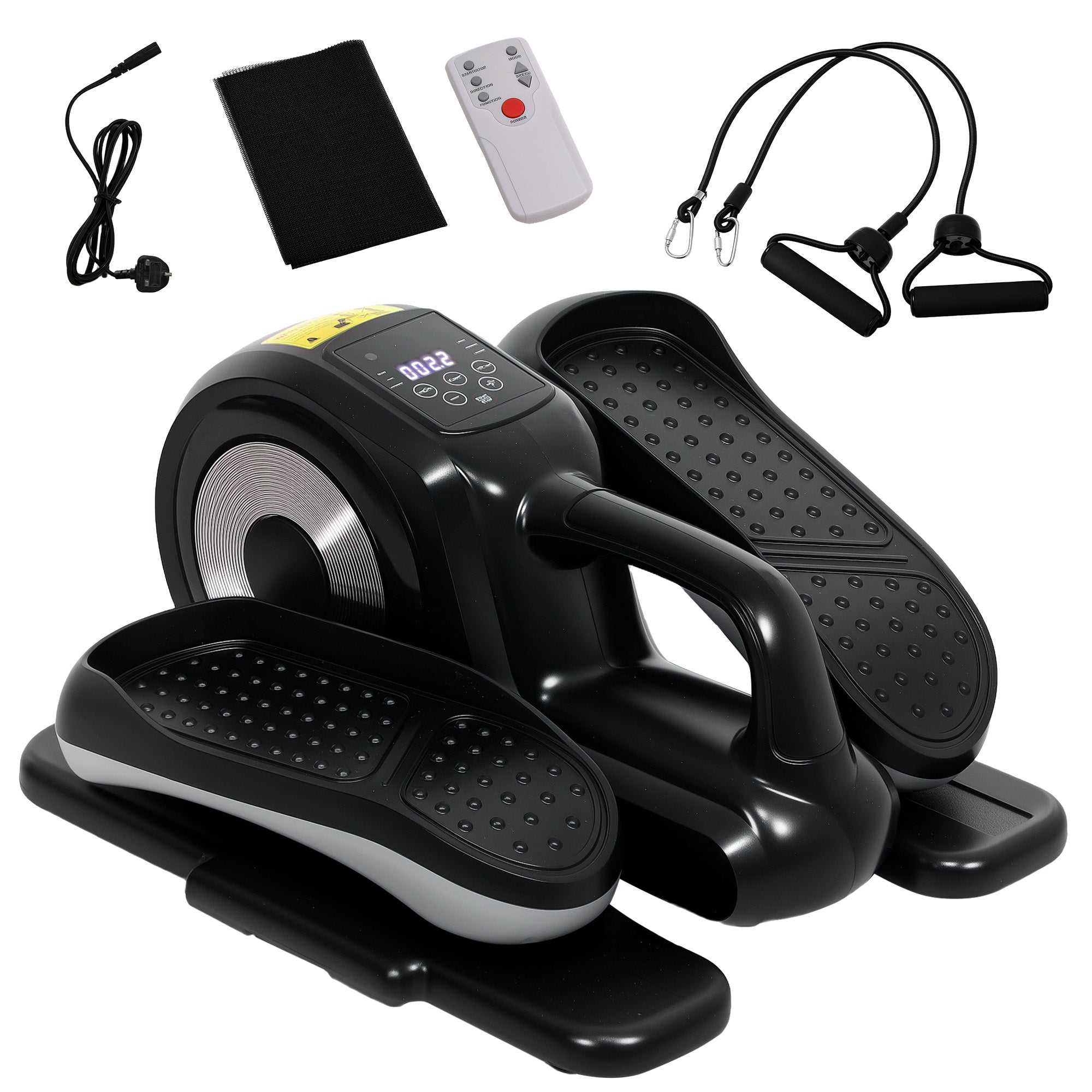 Under Desk Elliptical Machine with 12 Programmes and Remote Control - Compact Design
