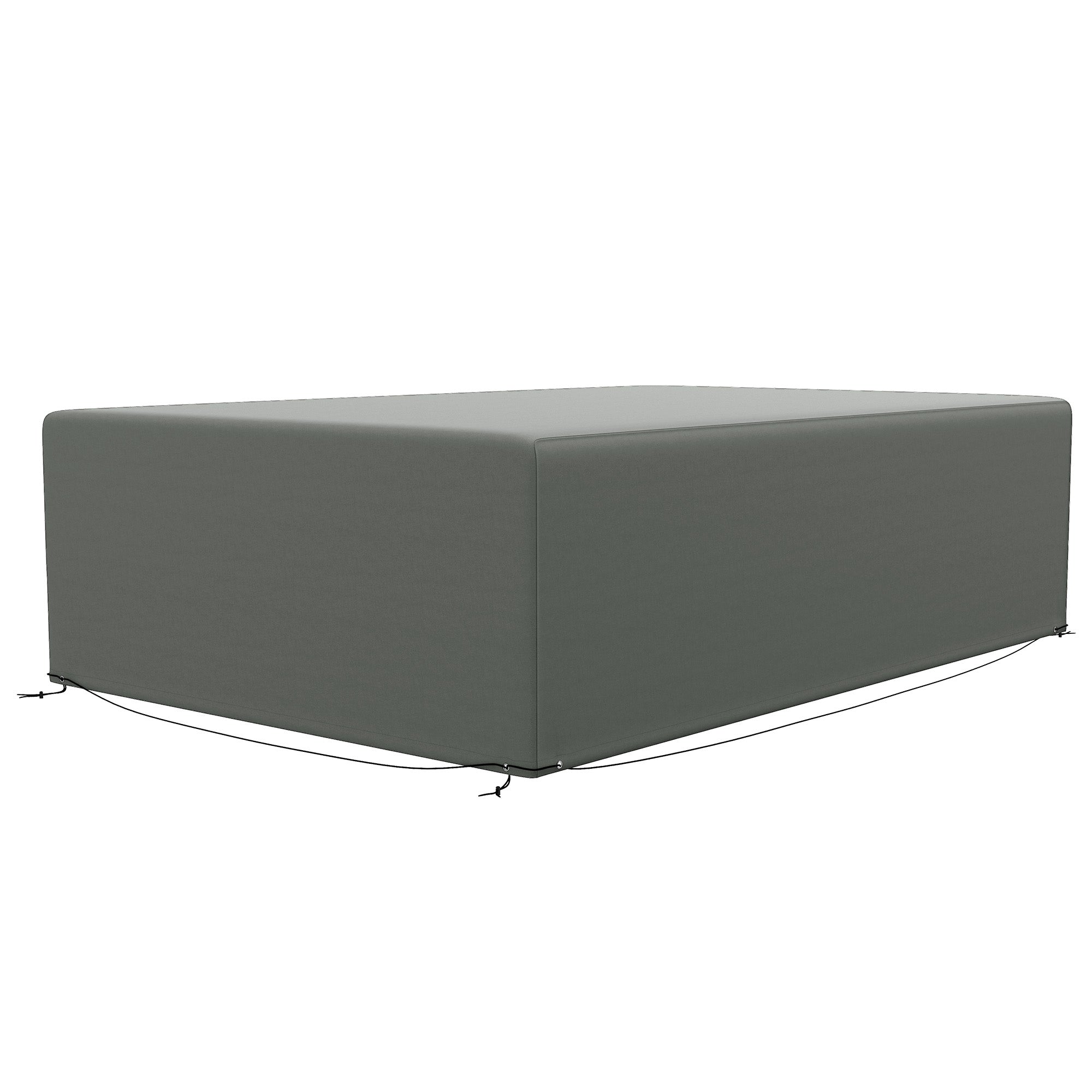 Waterproof Outdoor Garden Table Cover 245x165x66 cm Oxford 600D - Dark Grey