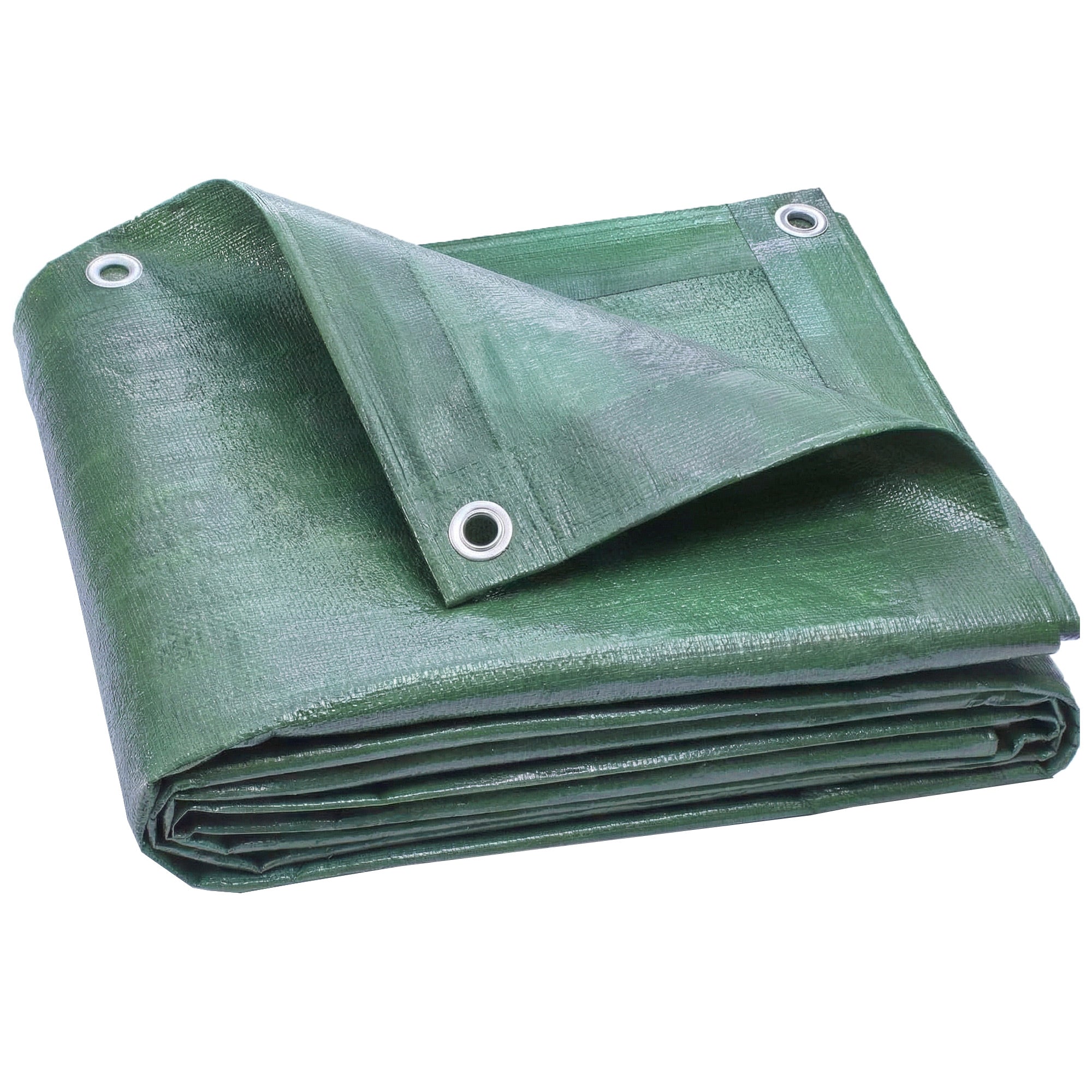 3 x 4m Waterproof Tarpaulin, 90GSM Tear-Resistant PE Tarp with Reinforced Grommets, UV Protected Cover