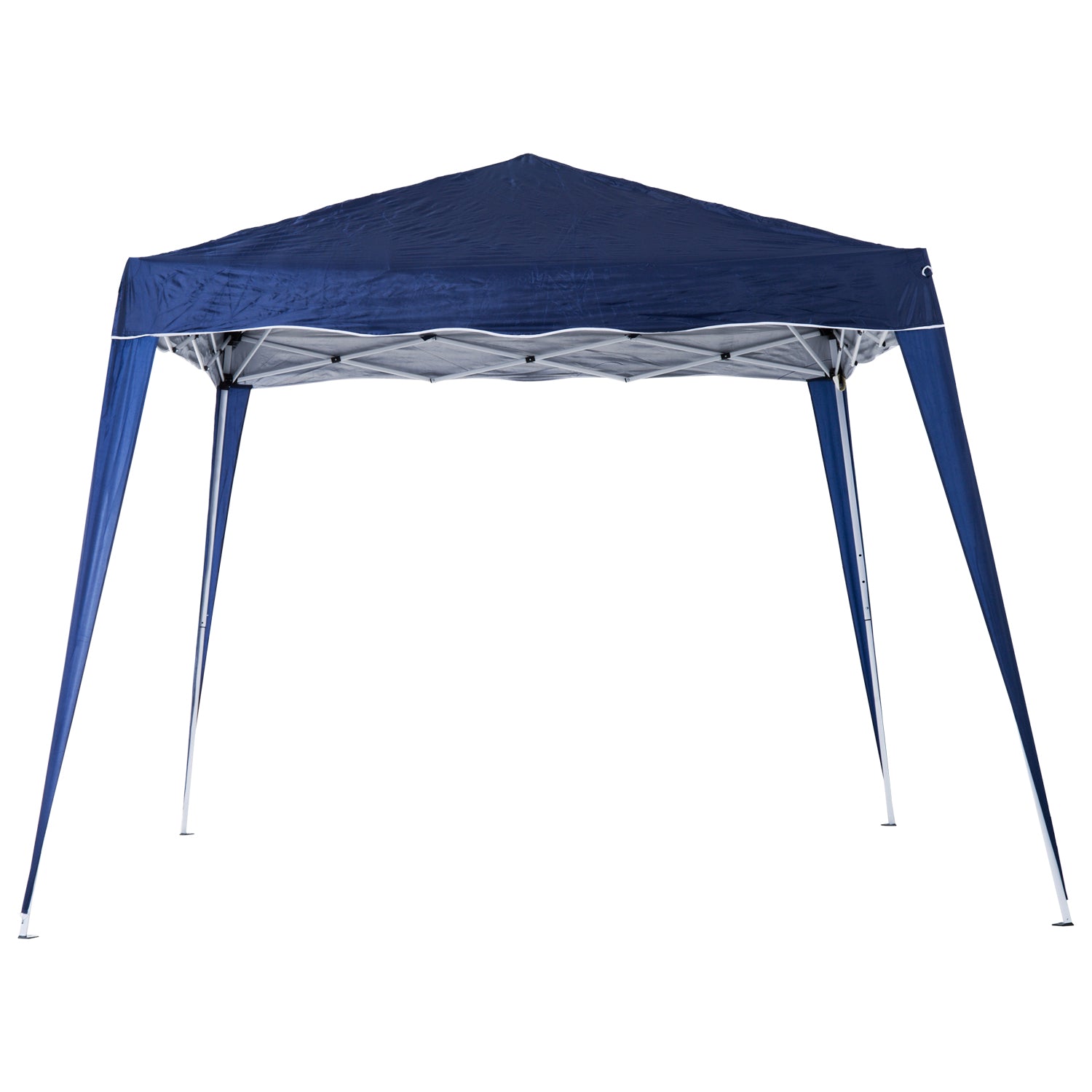 3M x 3M Pop Up Gazebo with 2.5M x 2.5M Adjustable Slant Leg Canopy and Carry Bag - Blue