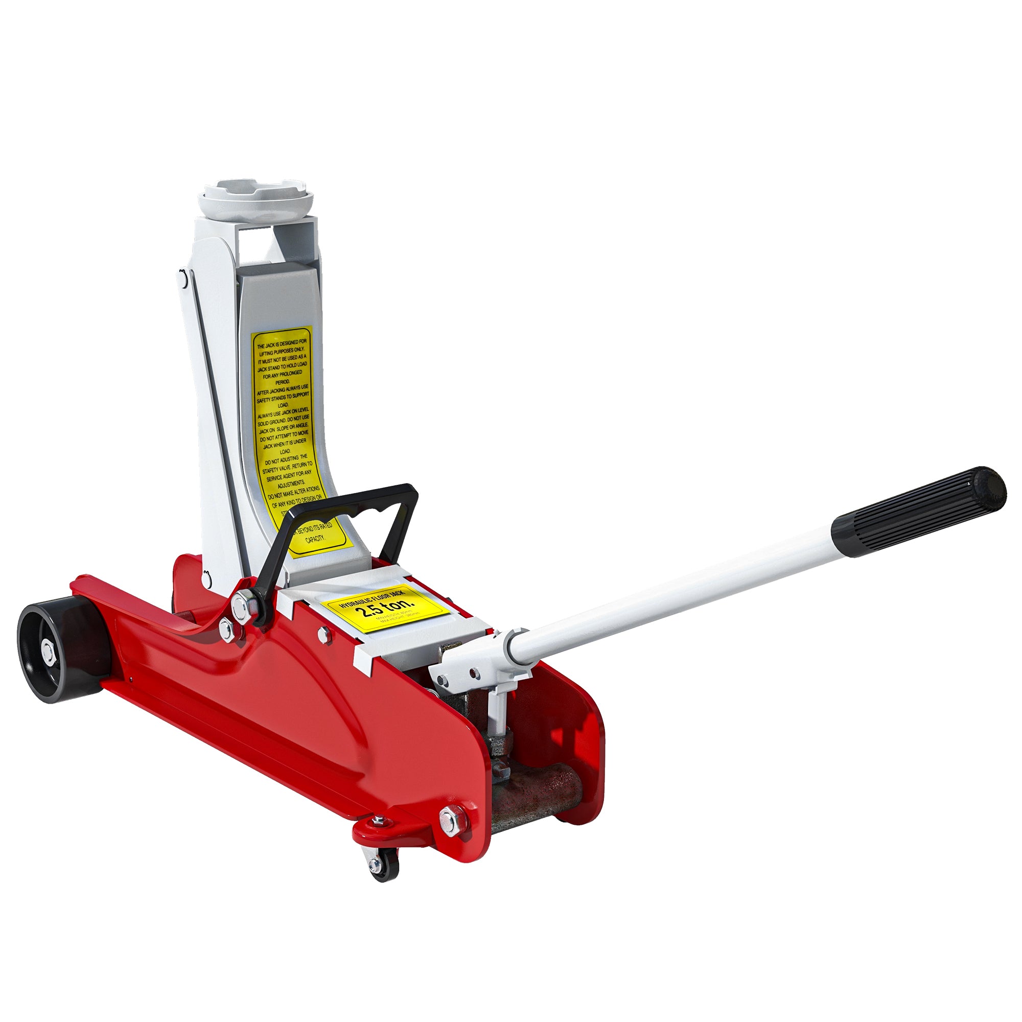 Low Profile Jack, Hydraulic Racing Floor Jack, 8-38cm Lifting Range, 2.5 Ton Capacity, Red