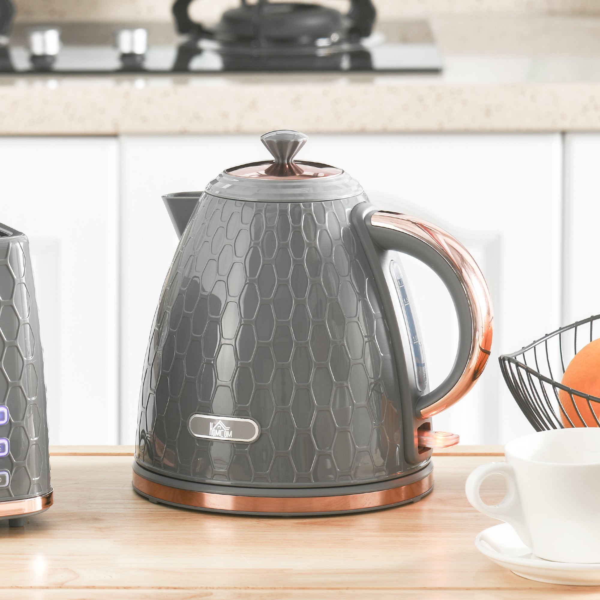 3kW Rapid Boil Honeycomb Kettle 1.7L - Grey