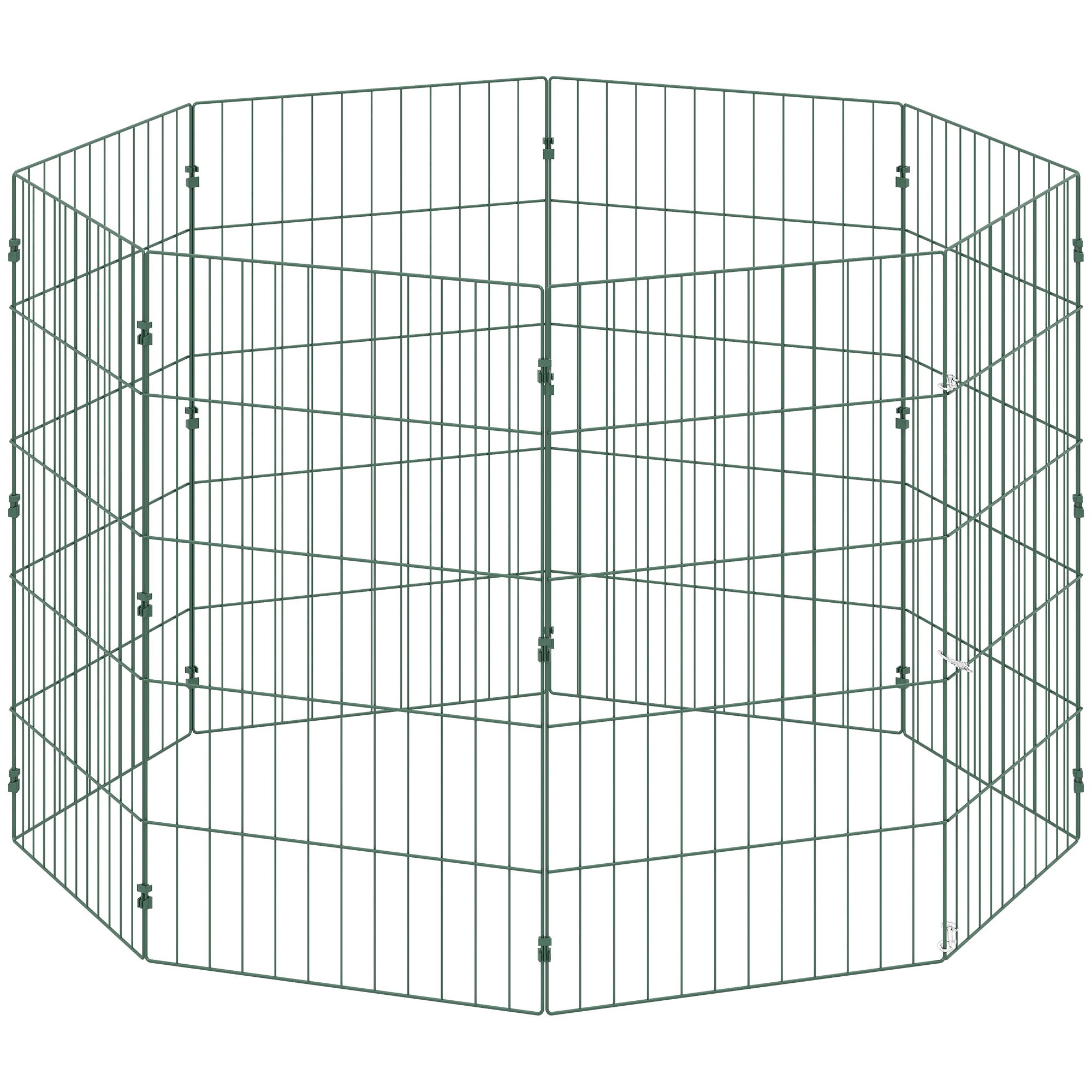 8 Panel Pet Playpen for Medium Dogs Indoor Outdoor 80 cm Height