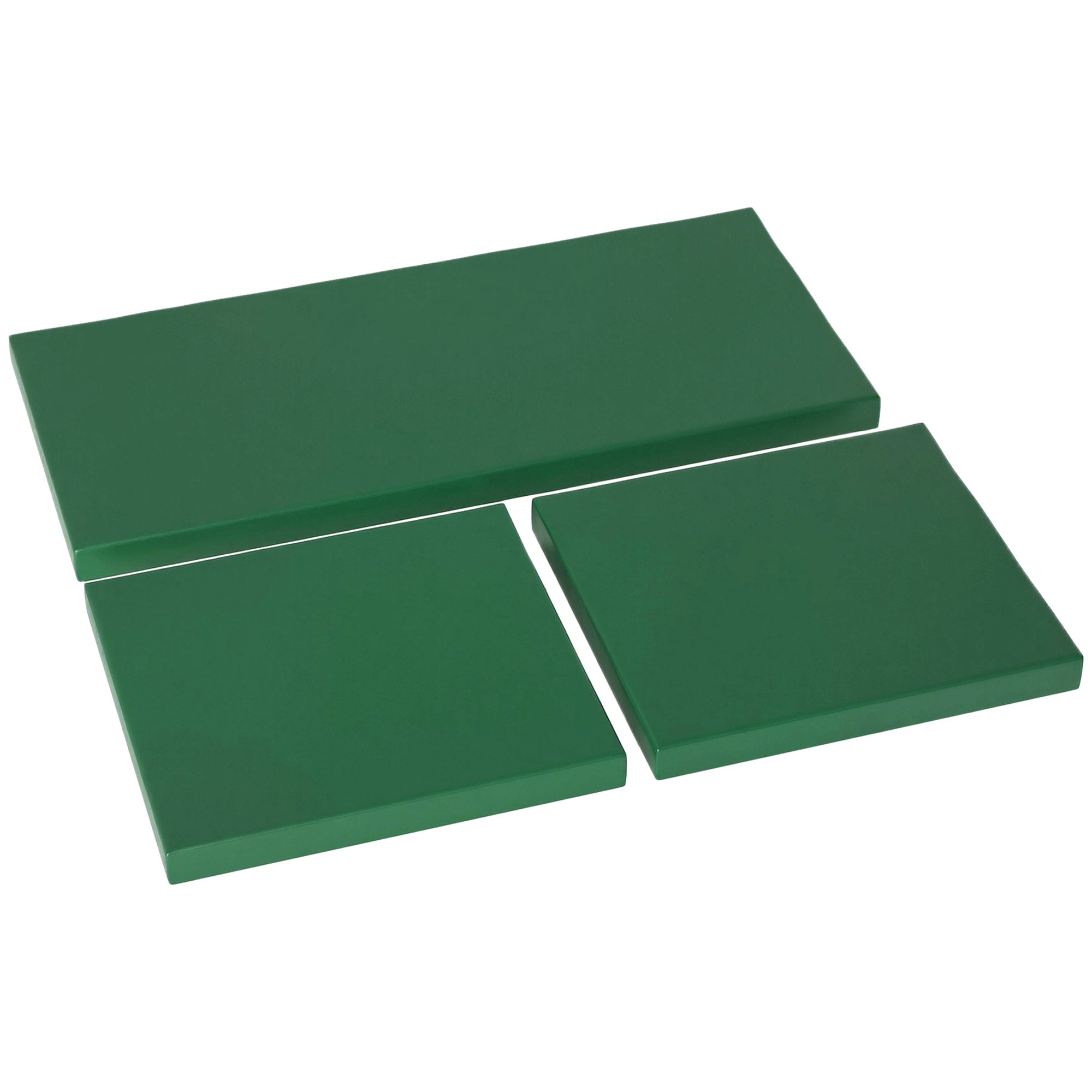3 Piece Rattan Outdoor Seat Cushion Set - Green