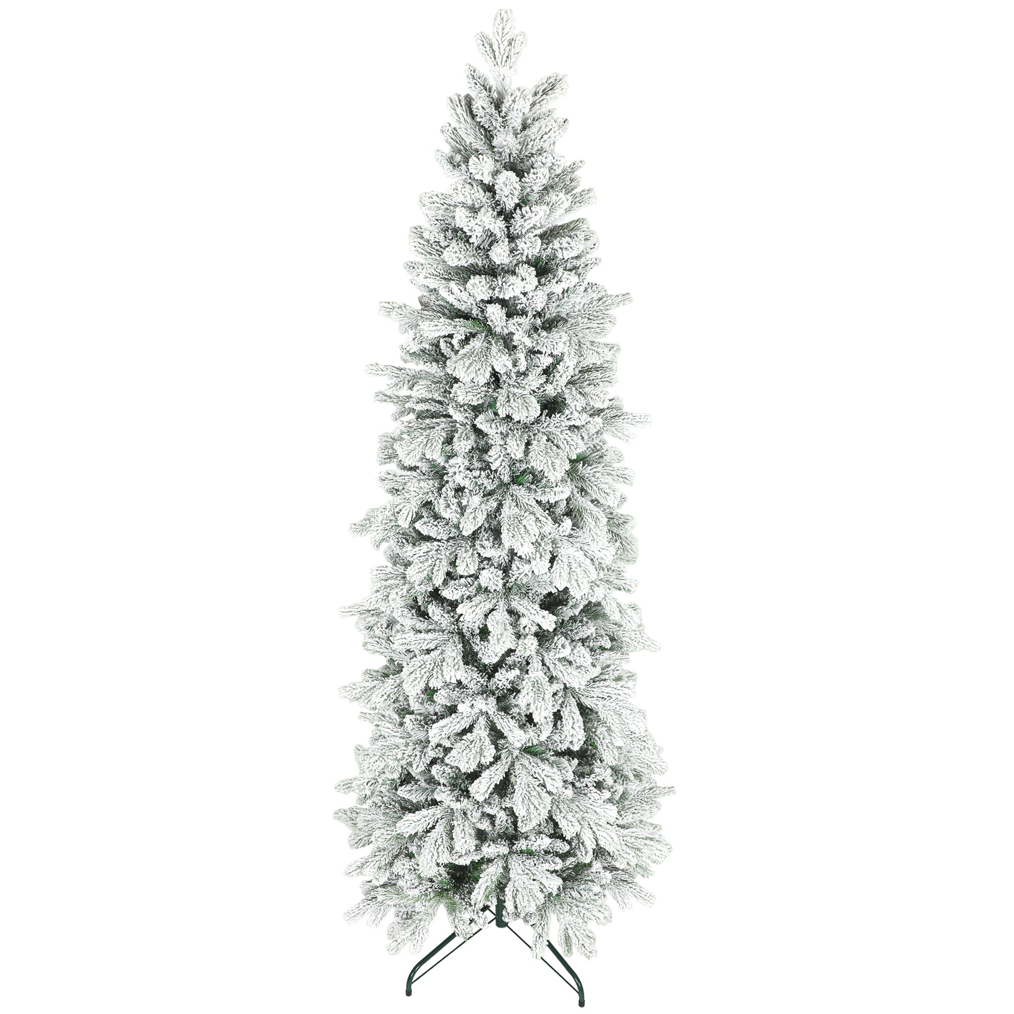 7ft Flocked Artificial Christmas Tree