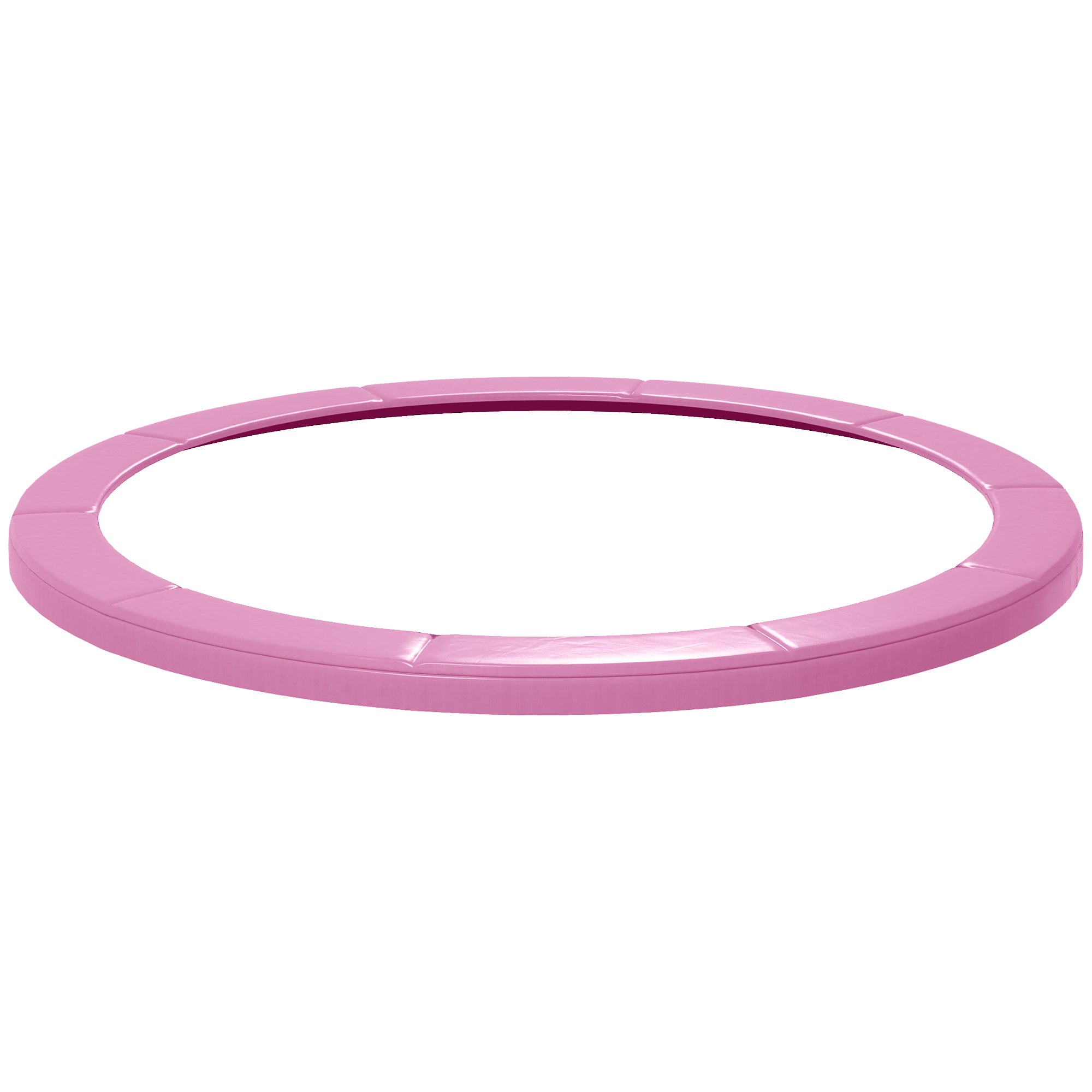10FT Trampoline Spring Cover Replacement Pad with Elastic Cord Waterproof UV Resistant - Pink