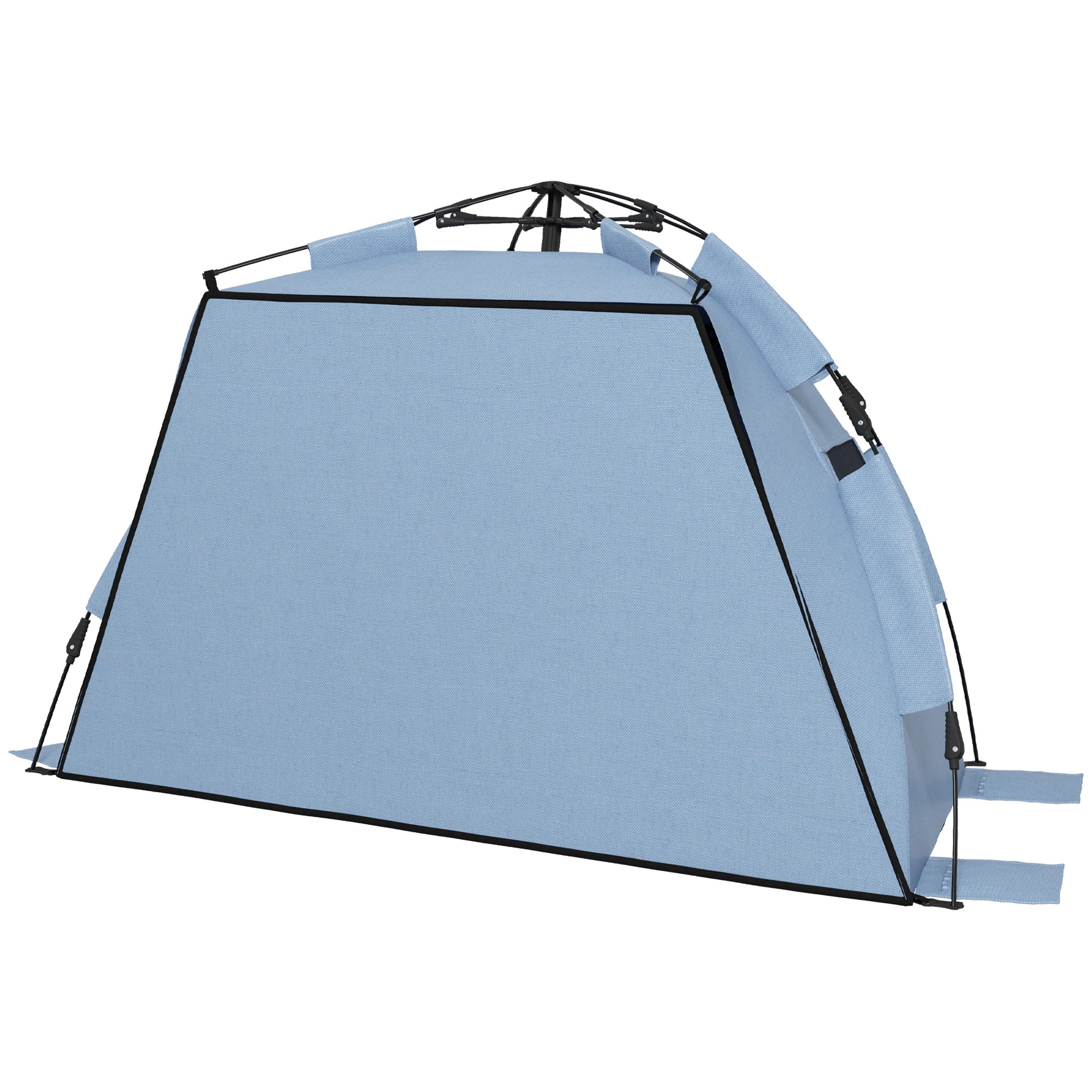 Quick Pop Up Beach Tent for 2-3 People with UPF15 Protection - Light Blue