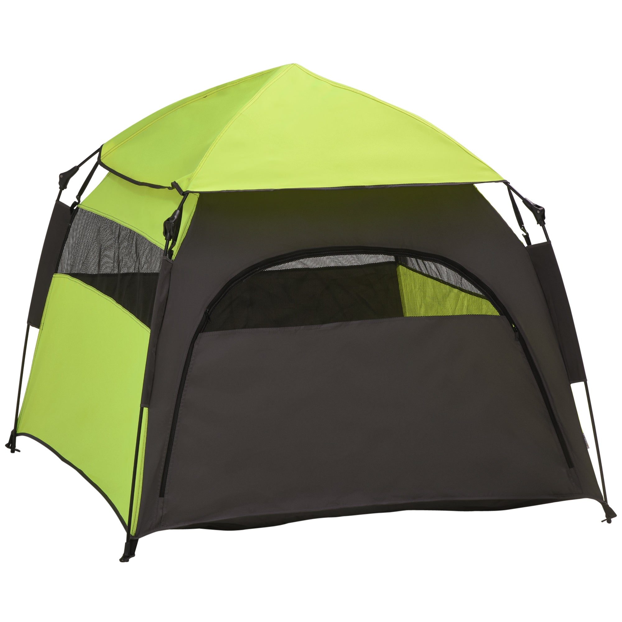 Foldable Dog Cat Tent with Waterproof Oxford, Carry Bag for Extra Large Dog, Green