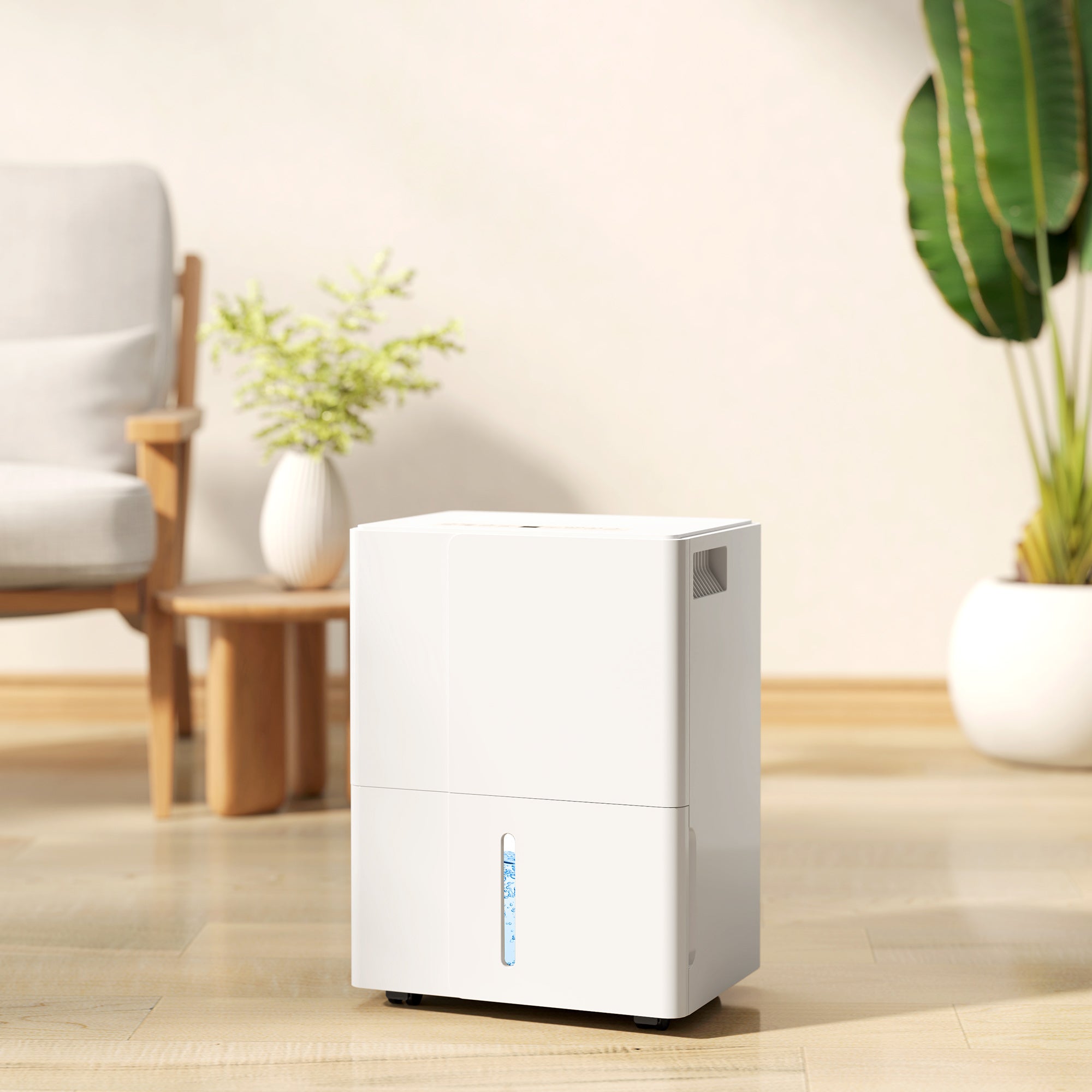 30L Dehumidifier for Clothes Drying with Timer and Filter - White