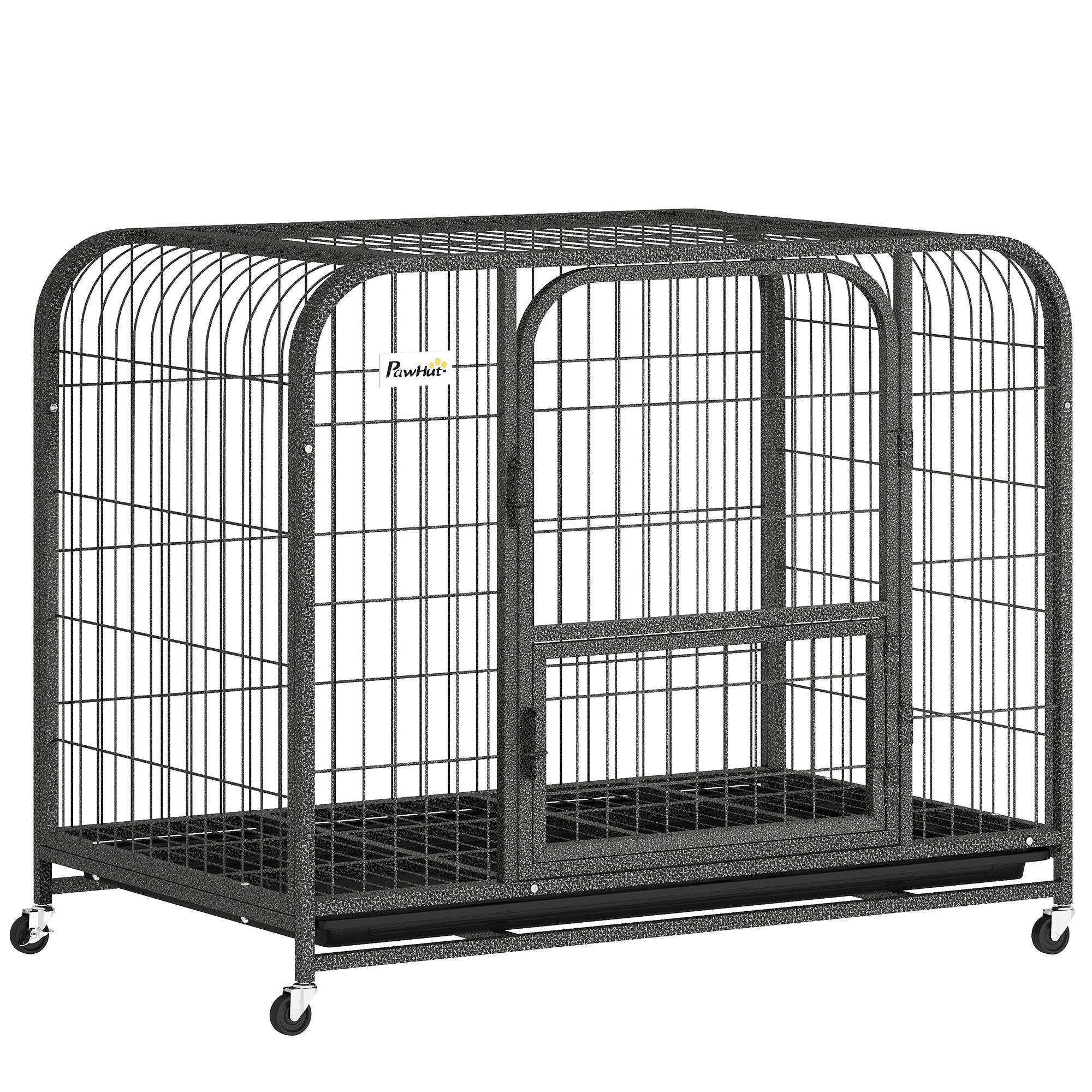 Heavy Duty Dog Crate,93 x 58 x 76 cm, Large Dog Cage for Small to Medium Breeds