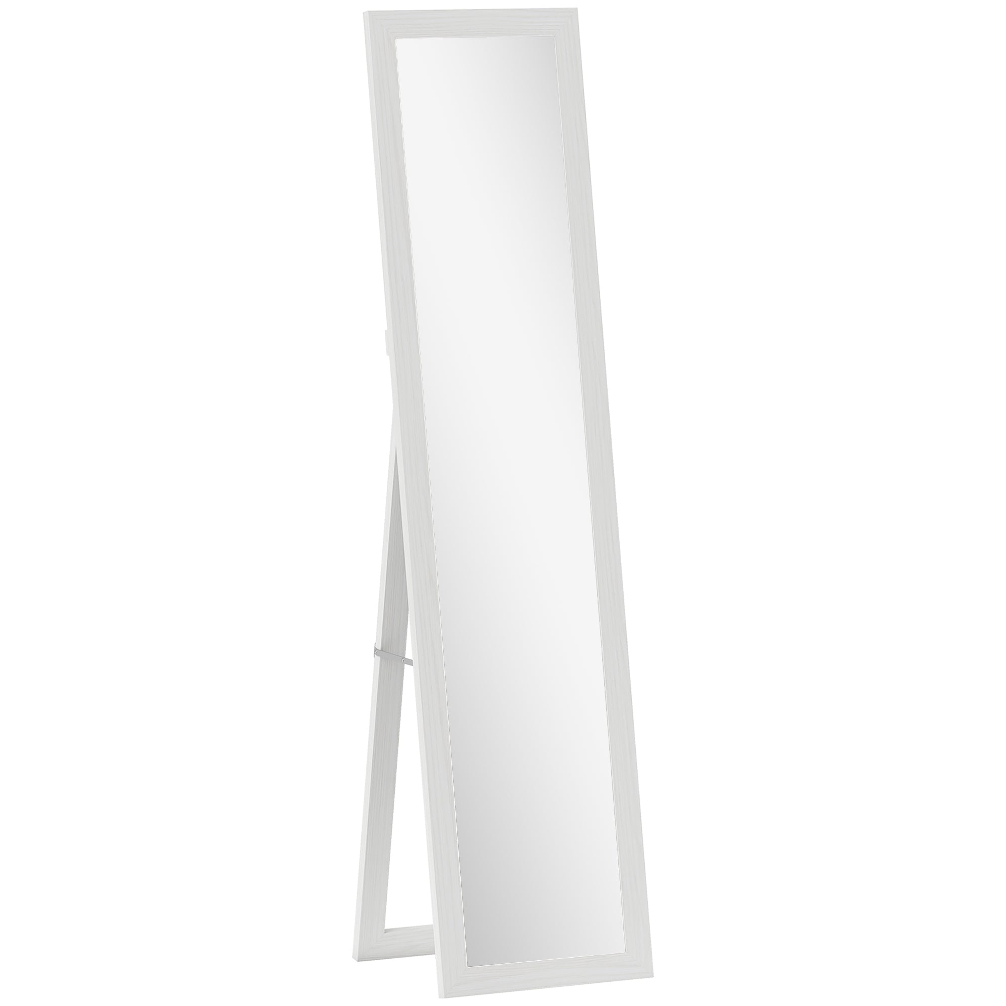 37 x 157 cm Full Length Mirror - White