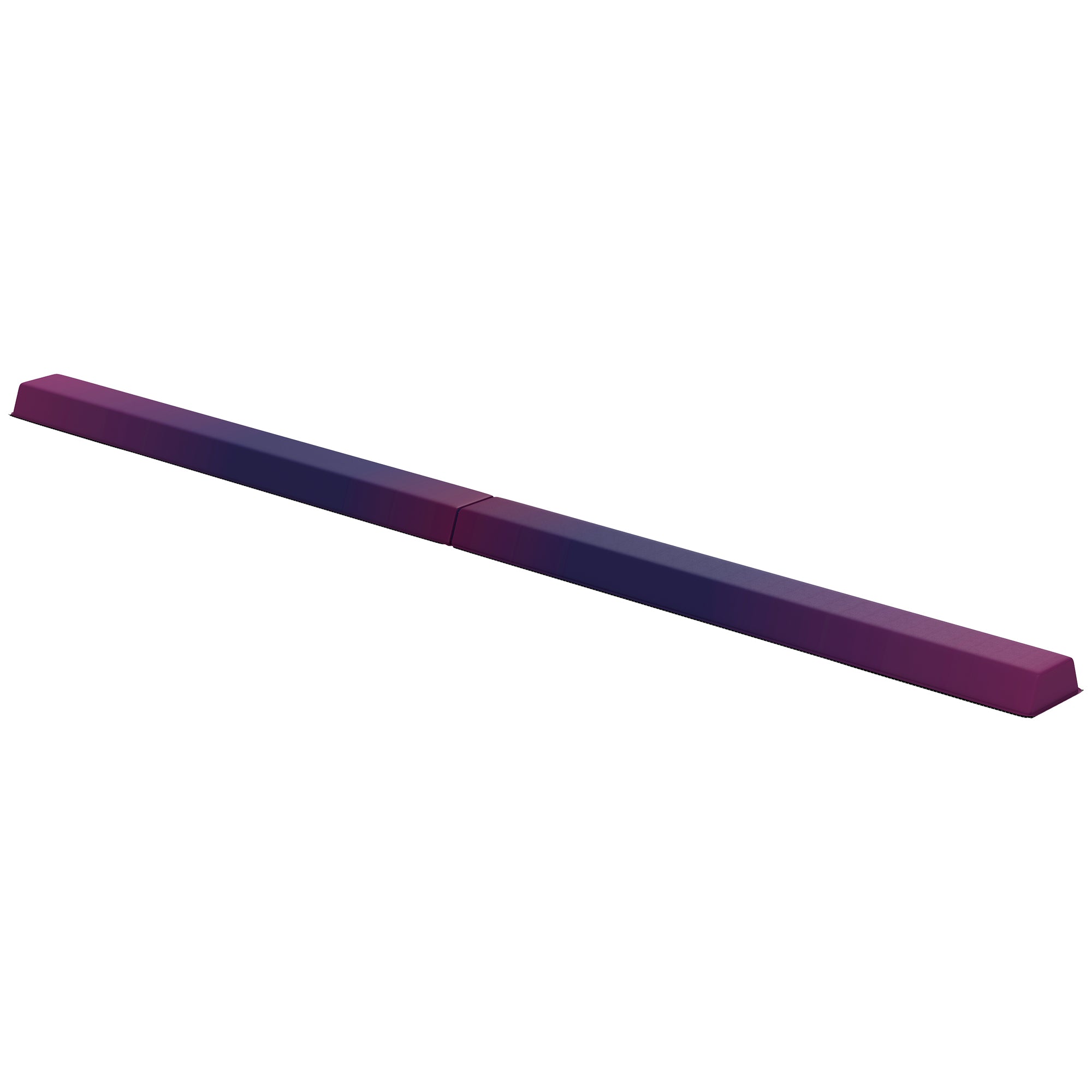 7.7ft Folding Gymnastics Floor Balance Beam with Anti-Slip Base - Blue