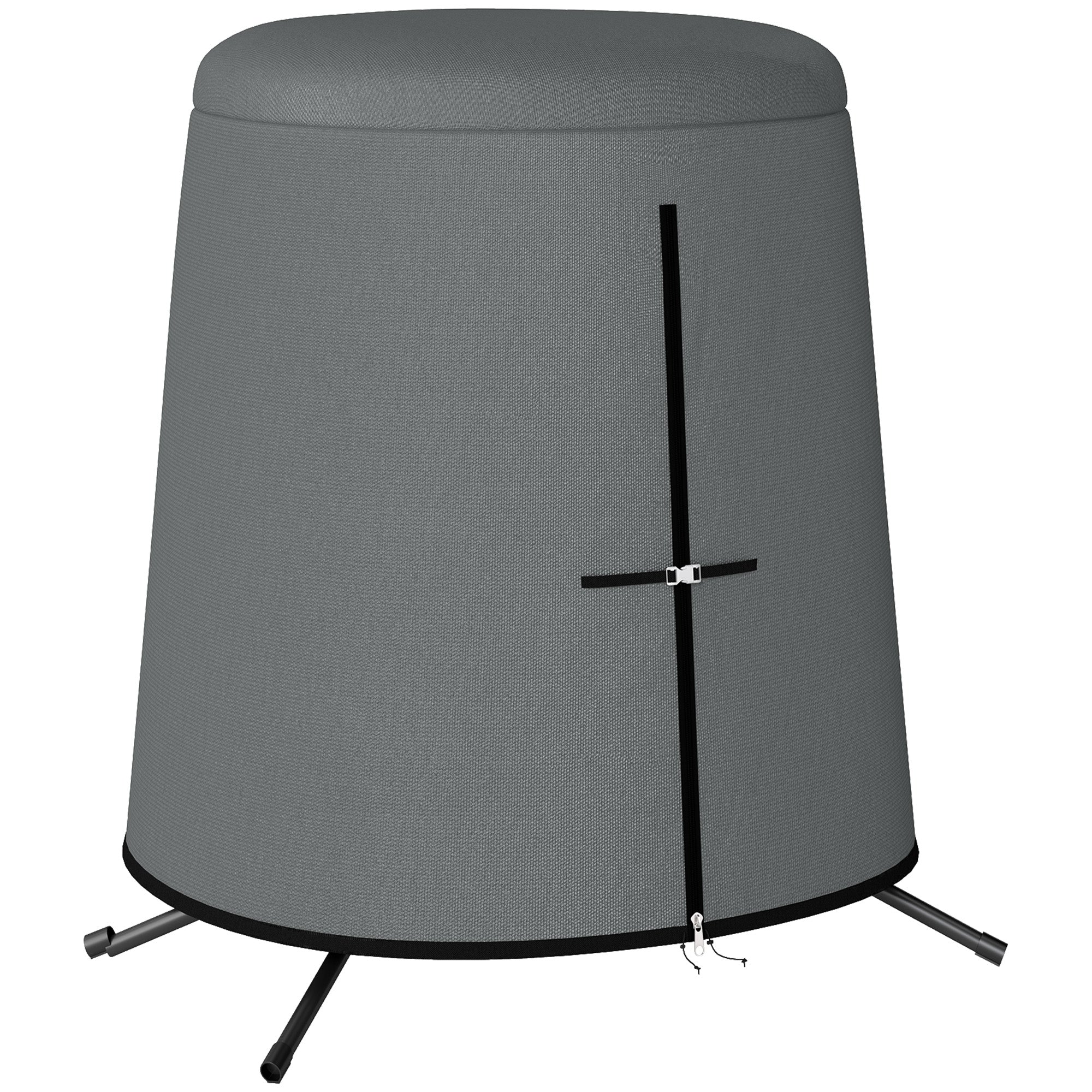 Egg Chair Protective Cover Weather Resistant Oxford Fabric - Grey