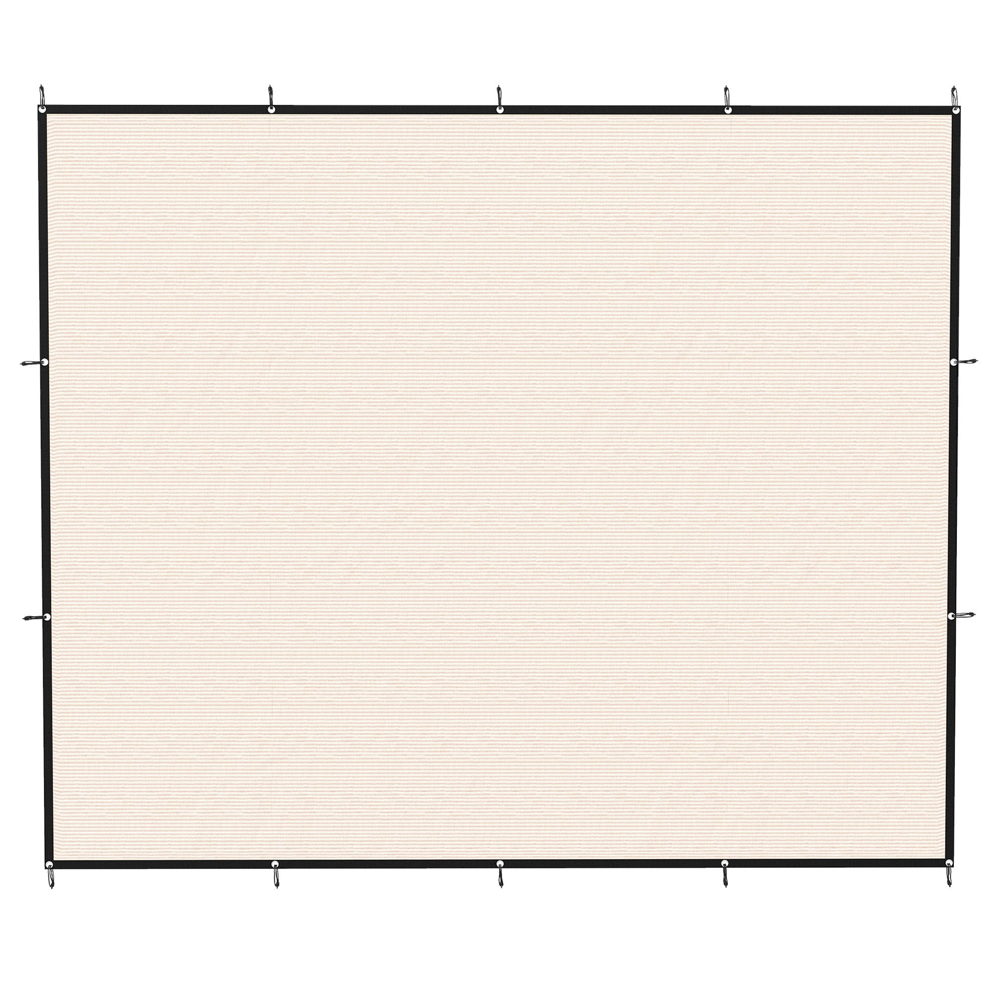 Sun Shade Sail UV Protection Canopy with Stainless Steel Eyelets for Patio Garden 3 x 3.6 m Beige