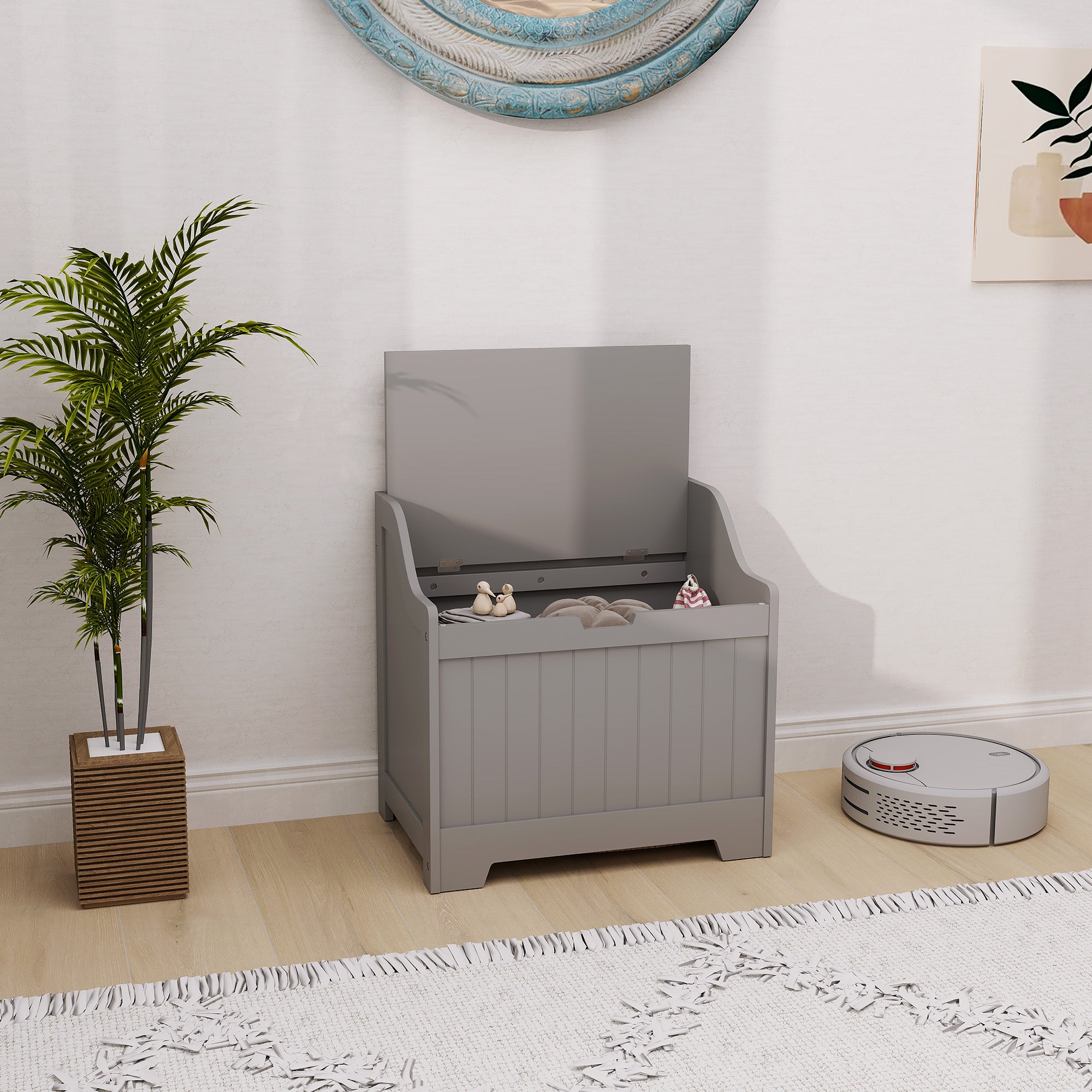 61L Home Storage Chest - Grey