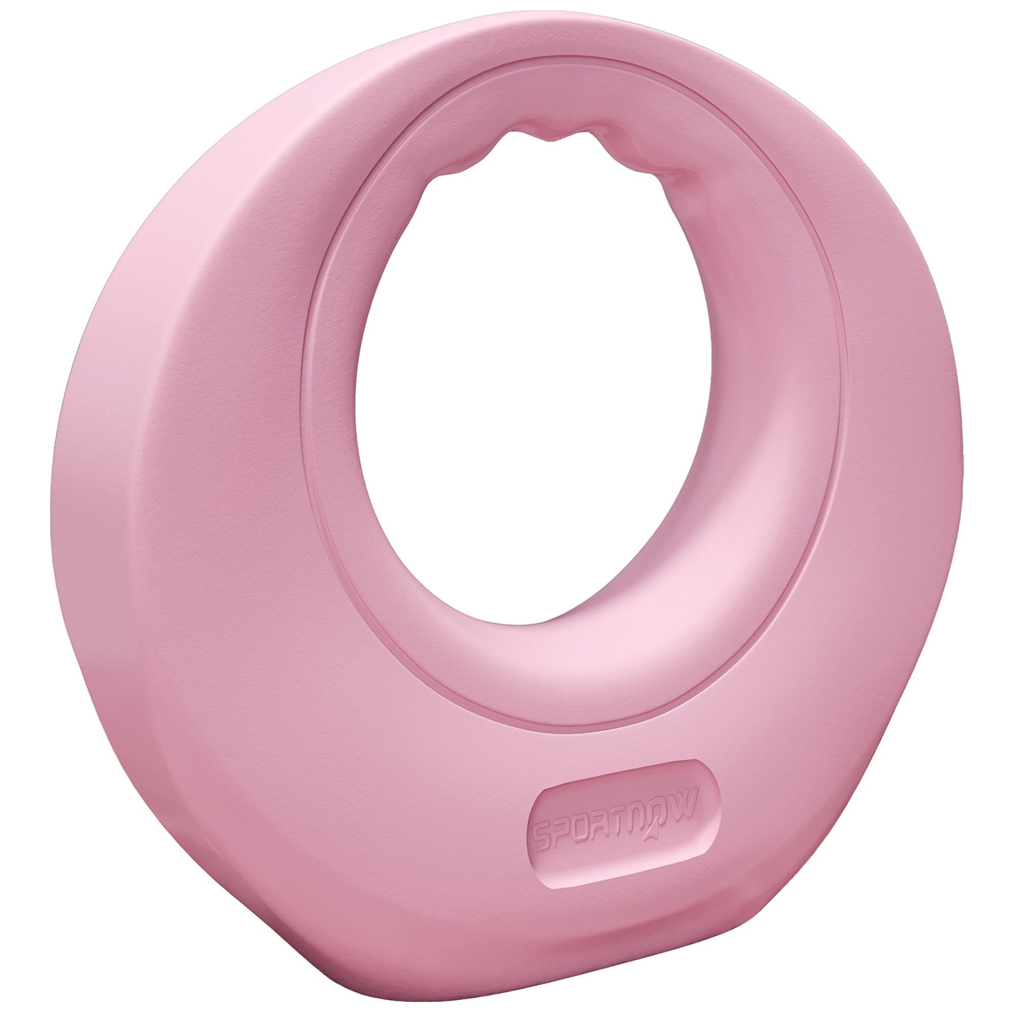 12kg Kettlebell, Soft Kettle Bell with Wide Handle for Home Gym, Weight Lifting, Strength Training, Pink