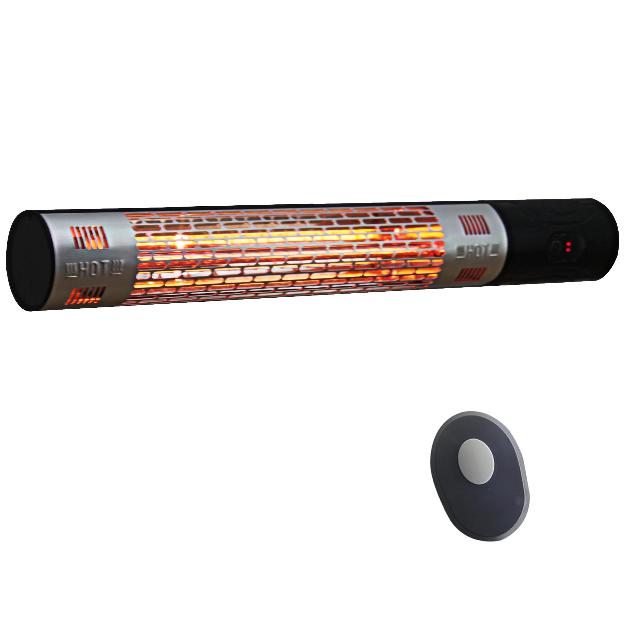 Outdoor Patio Heater 1500W Wall Mounted Infrared Halogen Black