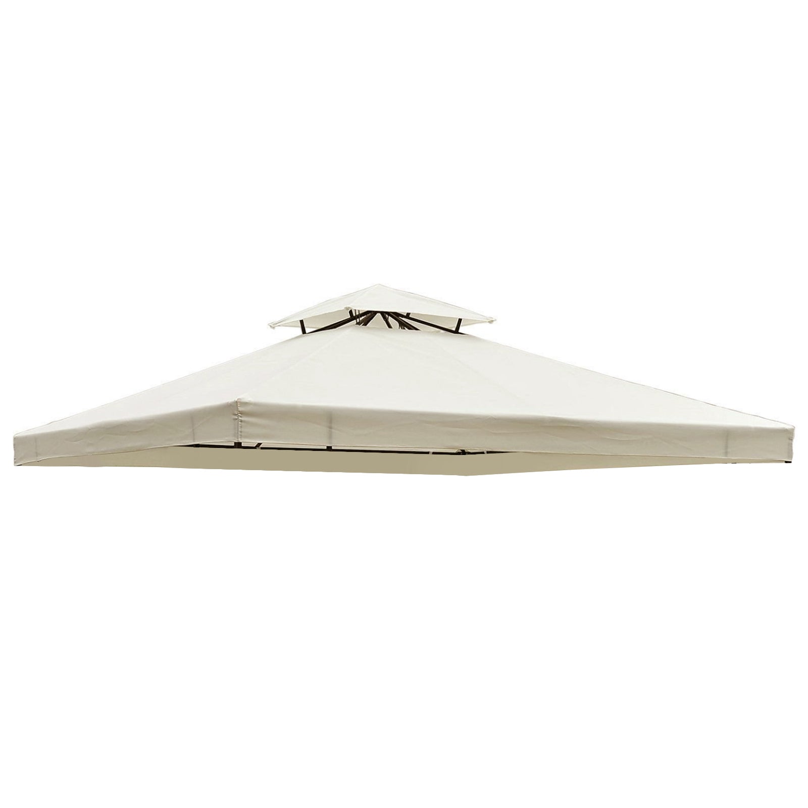 3x3 Metre Gazebo Replacement Canopy Roof Top - Cream White