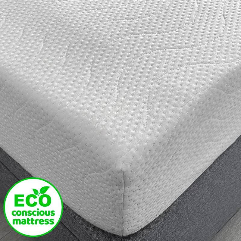 20cm/8" Deep Pocket Sprung Mattress with Memory Foam - Small Double 4ft (120cm x 190cm) - Bedzy UK modern and affordable home furniture England