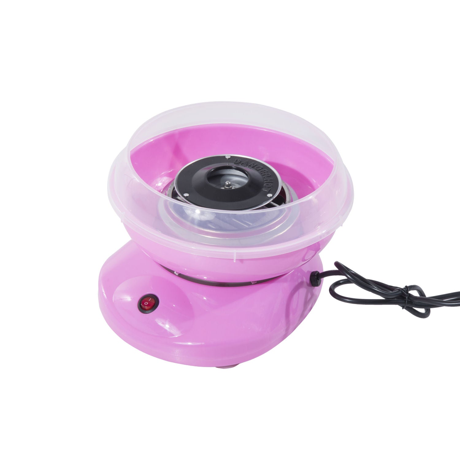 Electric Cotton Candy Machine 450W Stainless Steel Pink