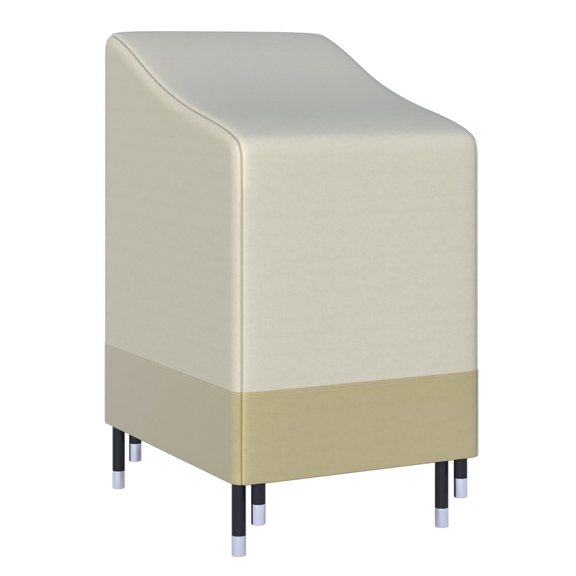 Single Seat Waterproof Garden Furniture Cover 600D Oxford Cloth - Beige and Coffee