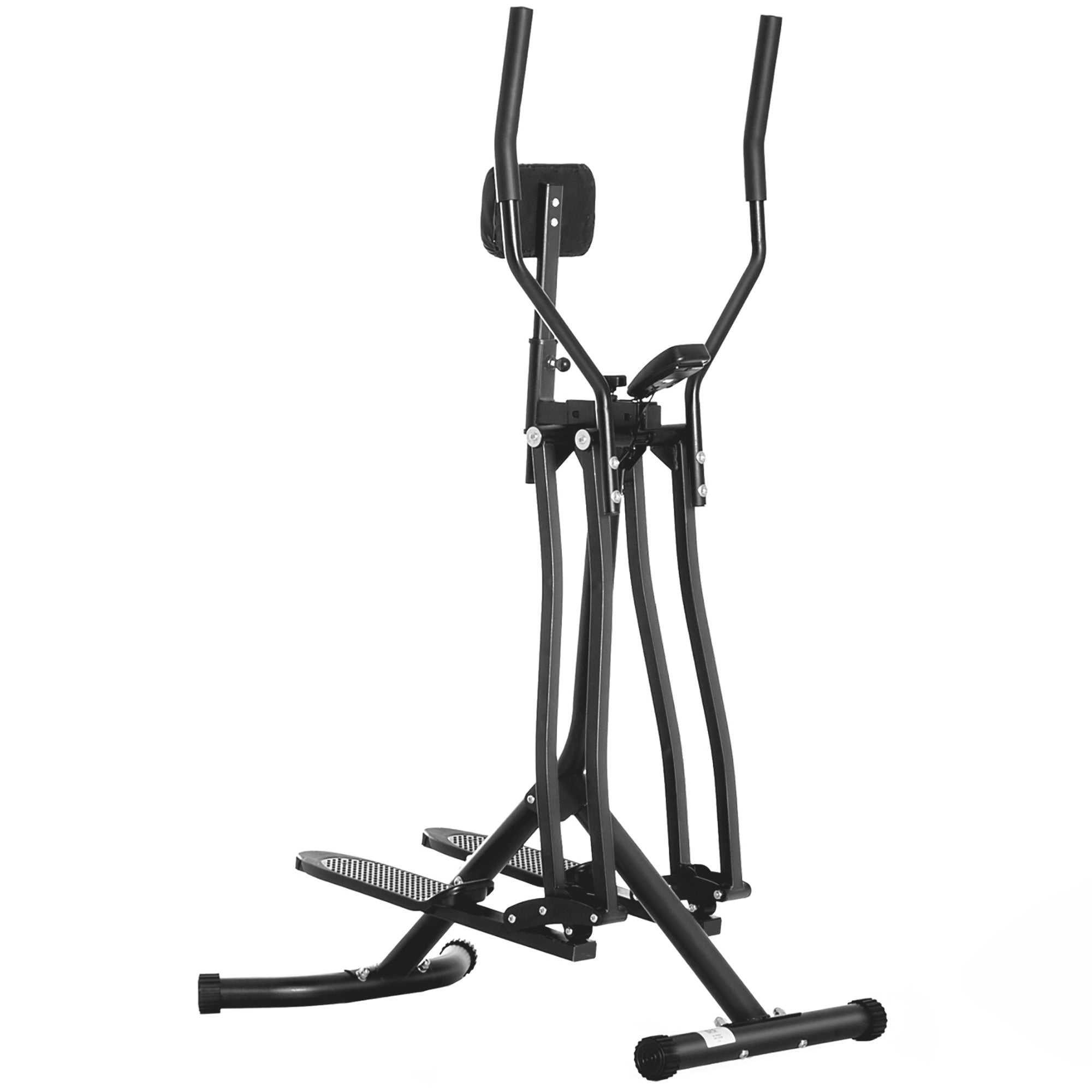 Air Walker Glider Cross Trainer with LCD Monitor - Black