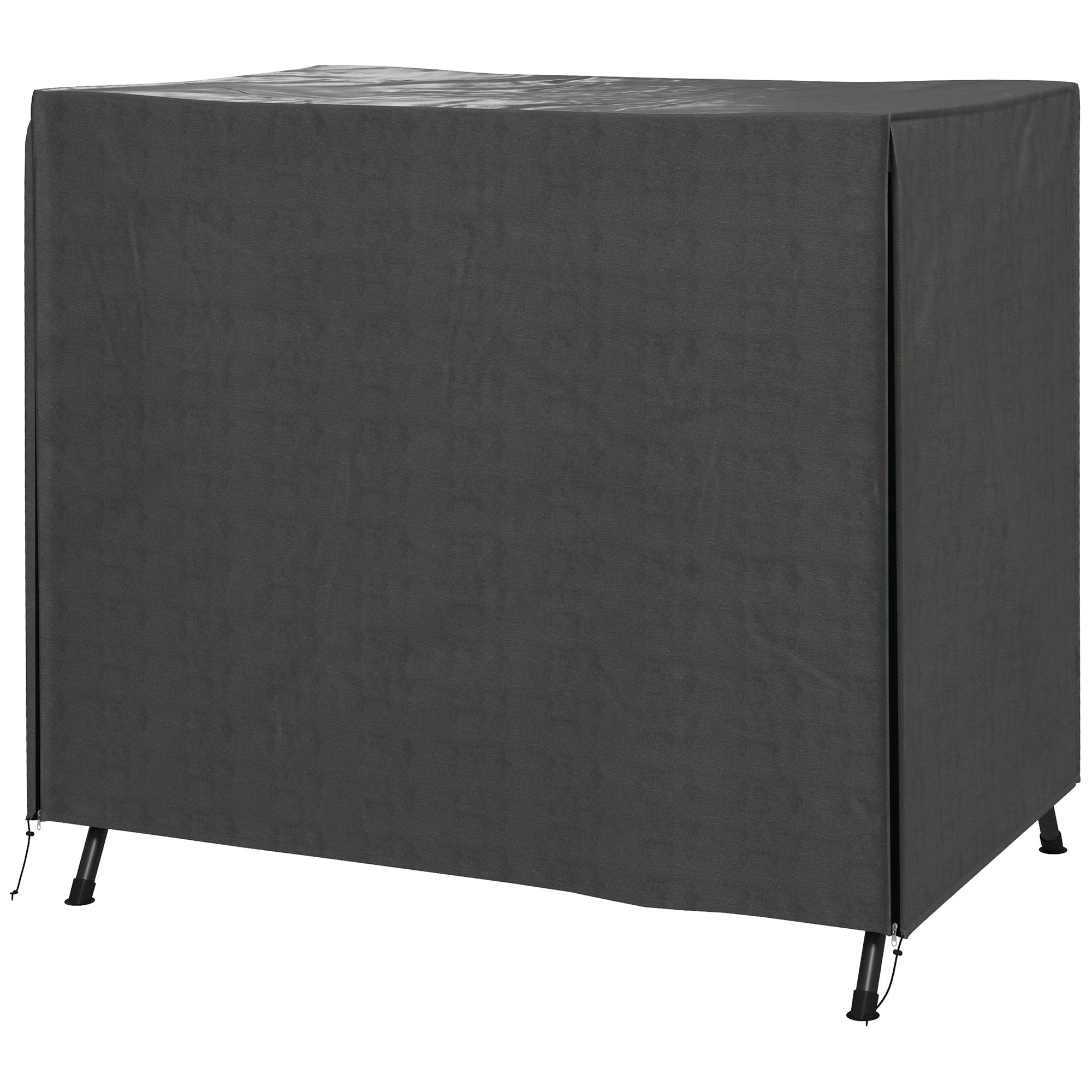 3 Seater Oxford Fabric Patio Swing Chair Cover Waterproof Dark Grey