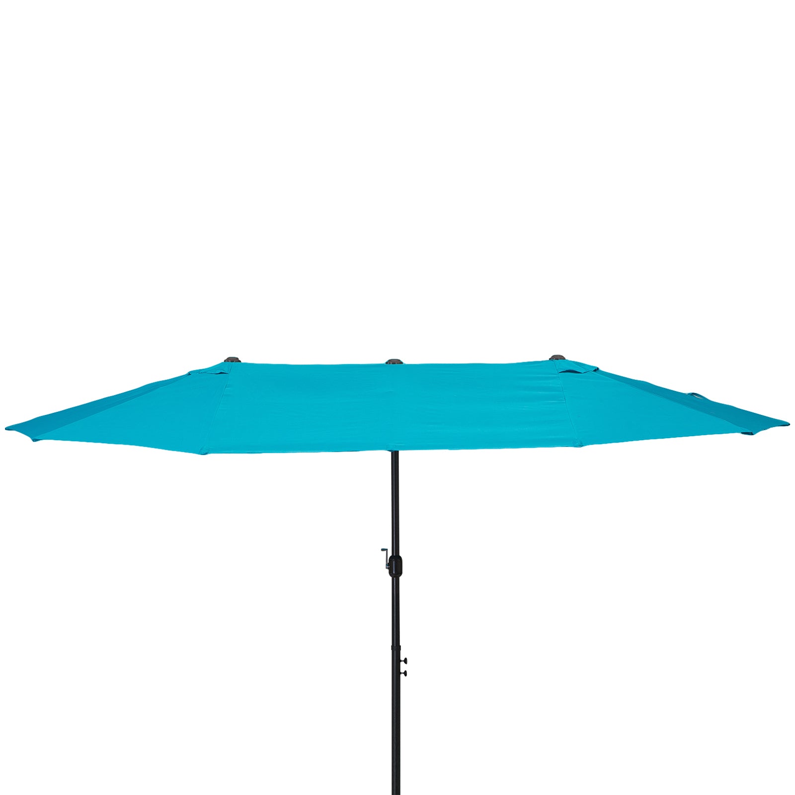 4.6m Double-Sided Patio Parasol Sun Umbrella - Blue