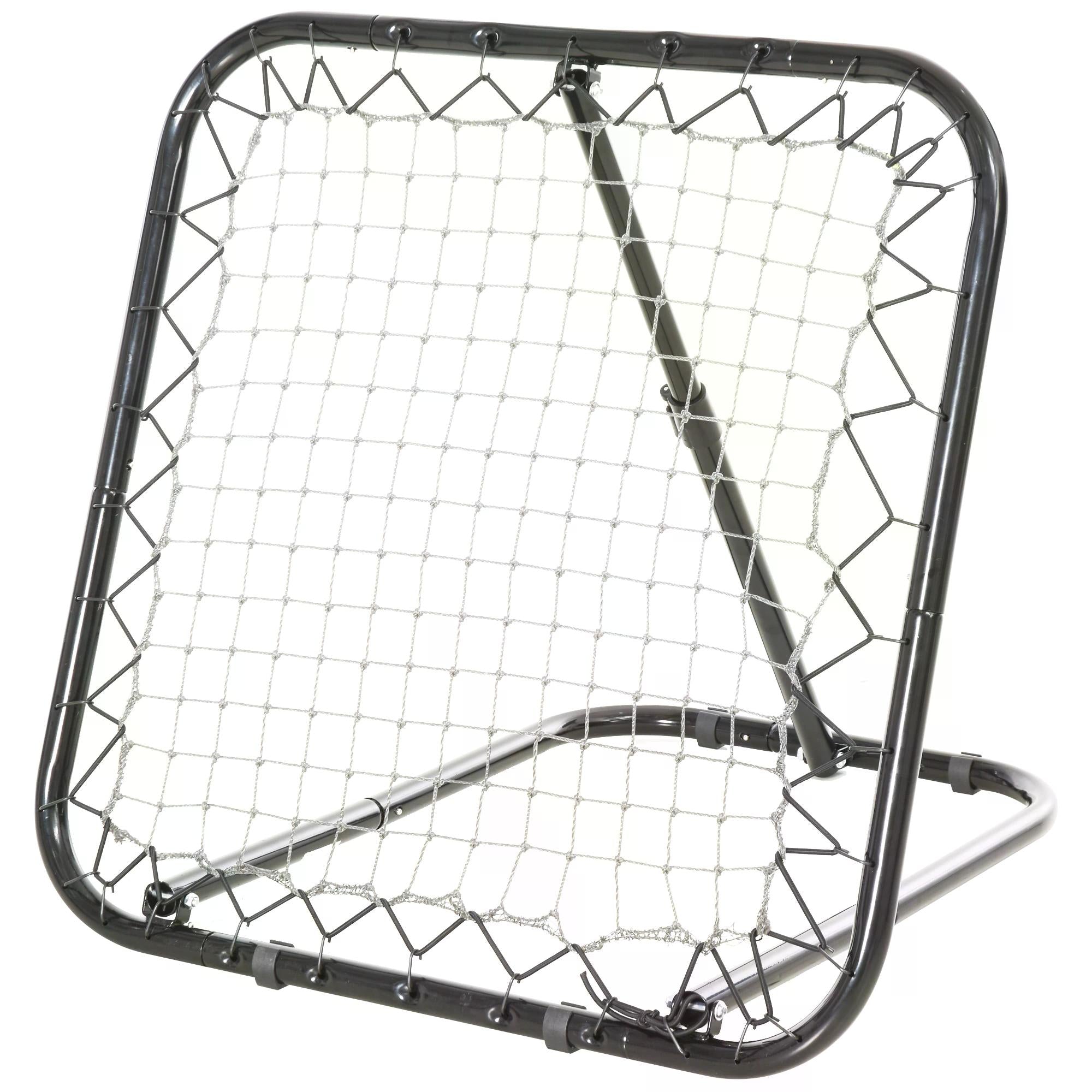 Angle Adjustable Rebounder Net Goal Training Set Football, Baseball, Basketball Daily Training, Black