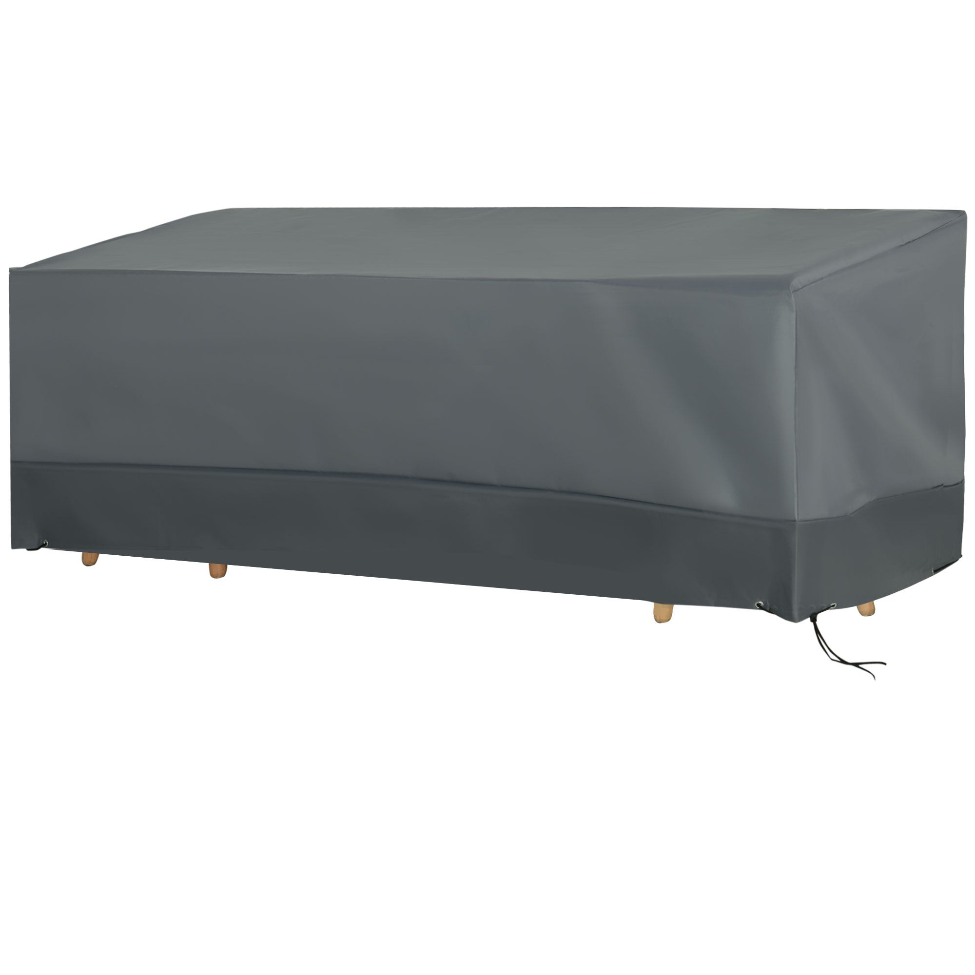 Rectangular Patio Furniture Cover for 3 Seater Sofa - Water and UV Resistant 600D Oxford Fabric