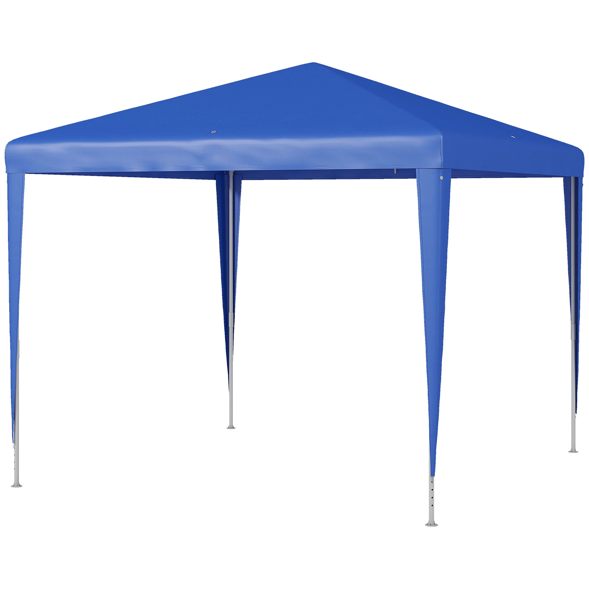 2.7m Garden Gazebo Canopy Tent with Steel Frame for Outdoor Events - Blue