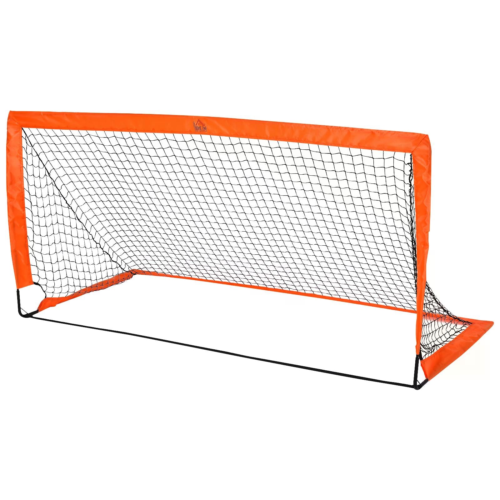 Tetoron Mesh Folding Outdoor Football Goal 183x90x90 cm - Orange