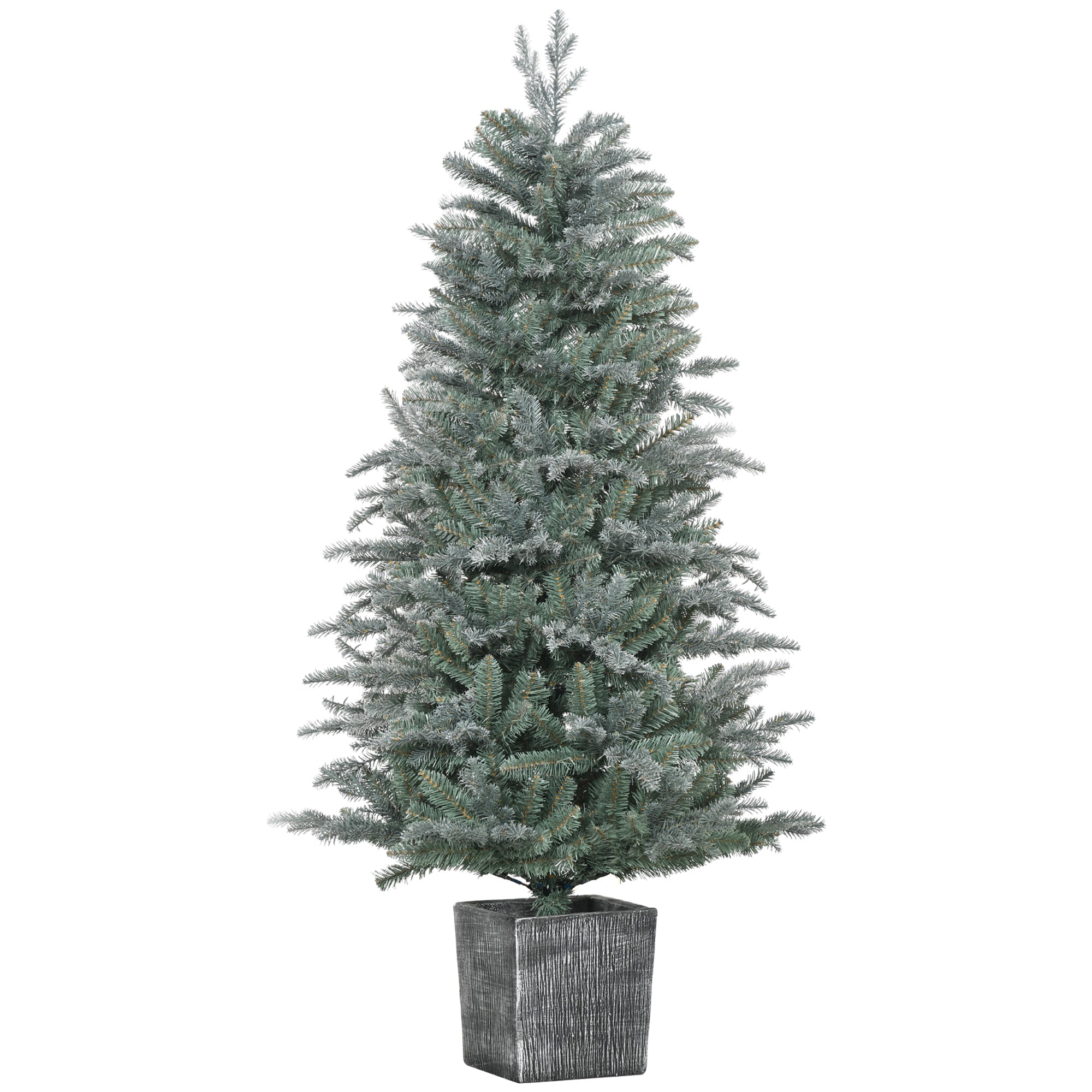 5ft Artificial Christmas Tree with 1140 Realistic Tips and Pot Stand - Green