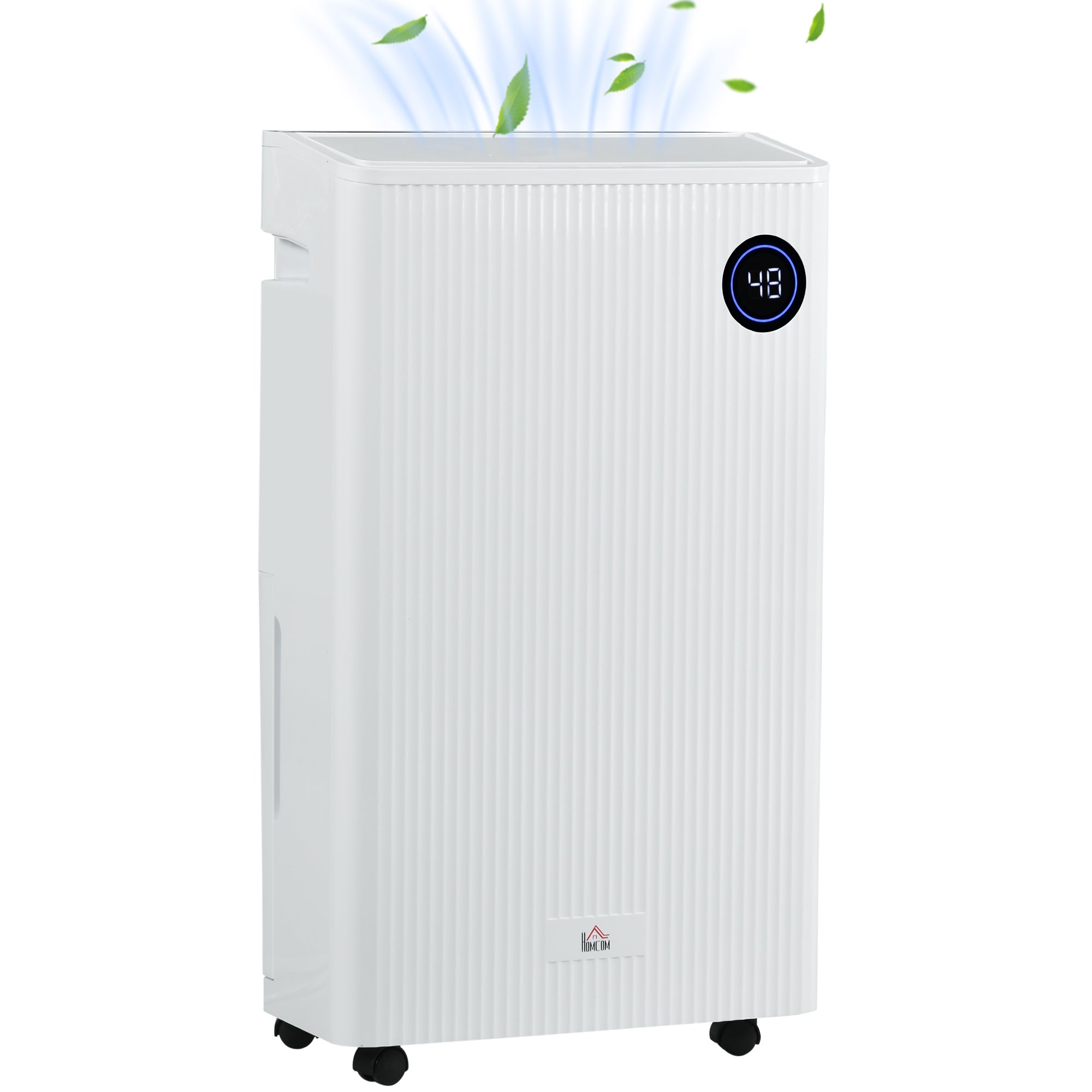 5500mL Portable Dehumidifier with Air Purifier and Timer - White