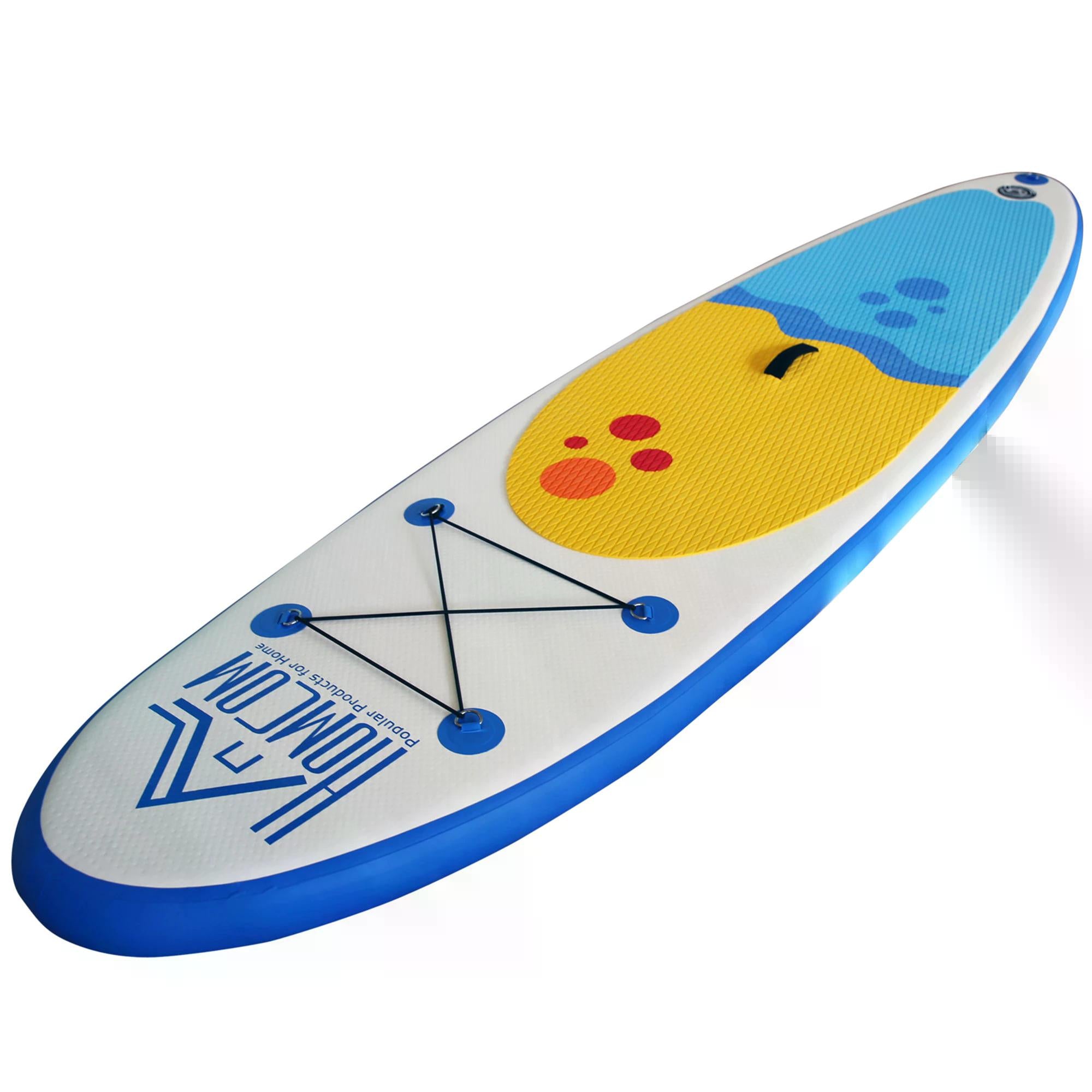 Inflatable Stand Up Paddle Board with Adjustable Paddle and Carry Bag - Blue