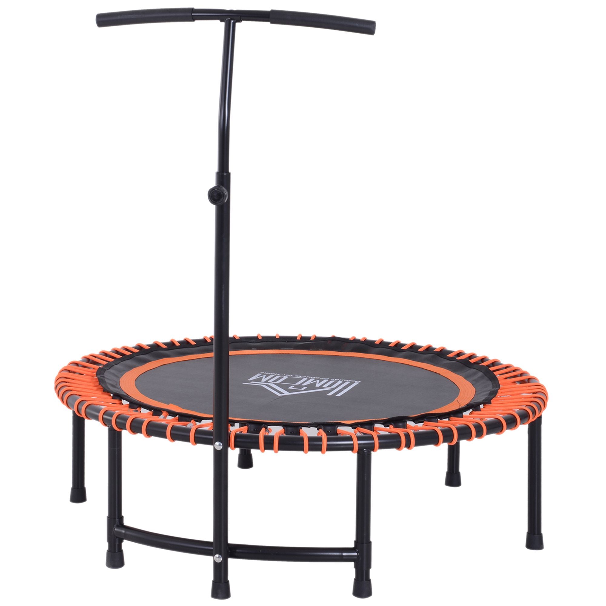 Round Mini Trampoline Exercise Bungee Rebounder Adjustable Handle Bar