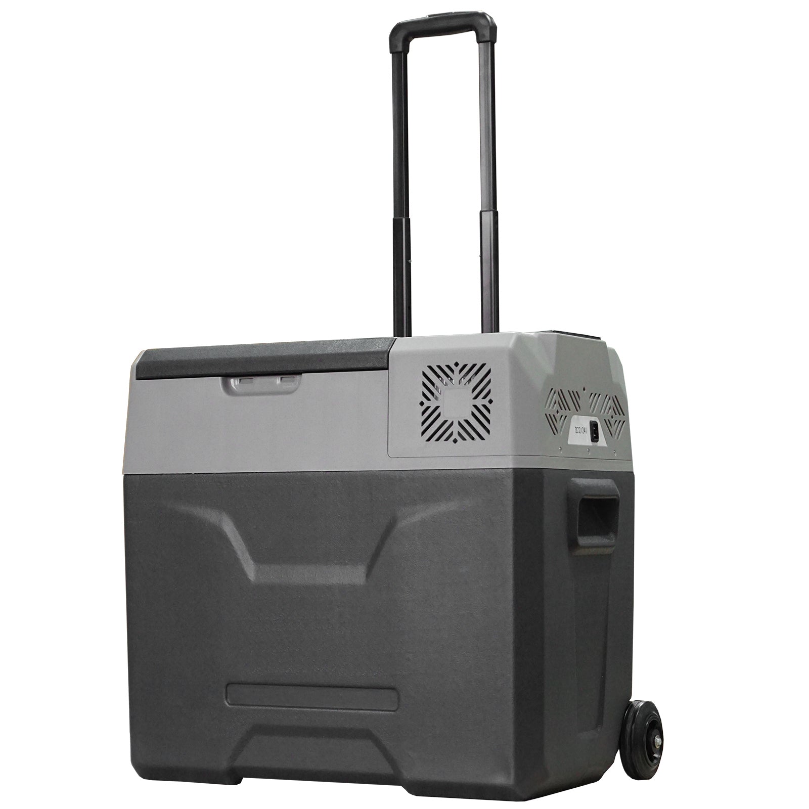 Portable 50 Litre Car Refrigerator with Dual Use and Fast Cooling - Grey