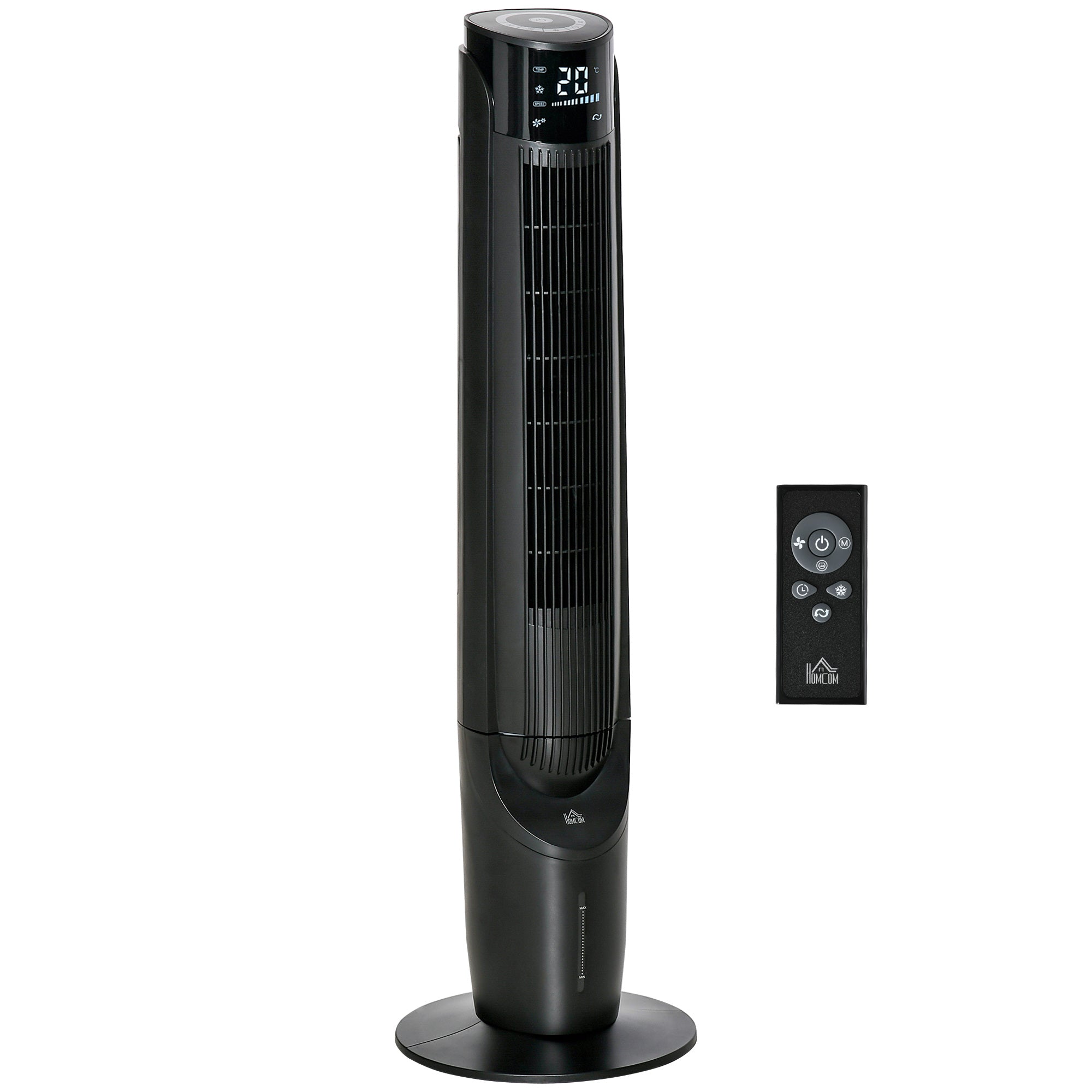 42 Inch Ice Cooling Tower Fan with Remote Control - Black