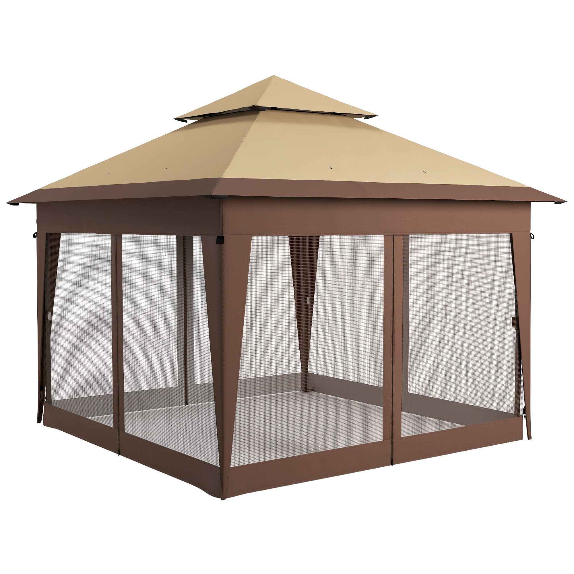 3 x 3 Metre Pop Up Gazebo with Mosquito Netting and Carry Bag
