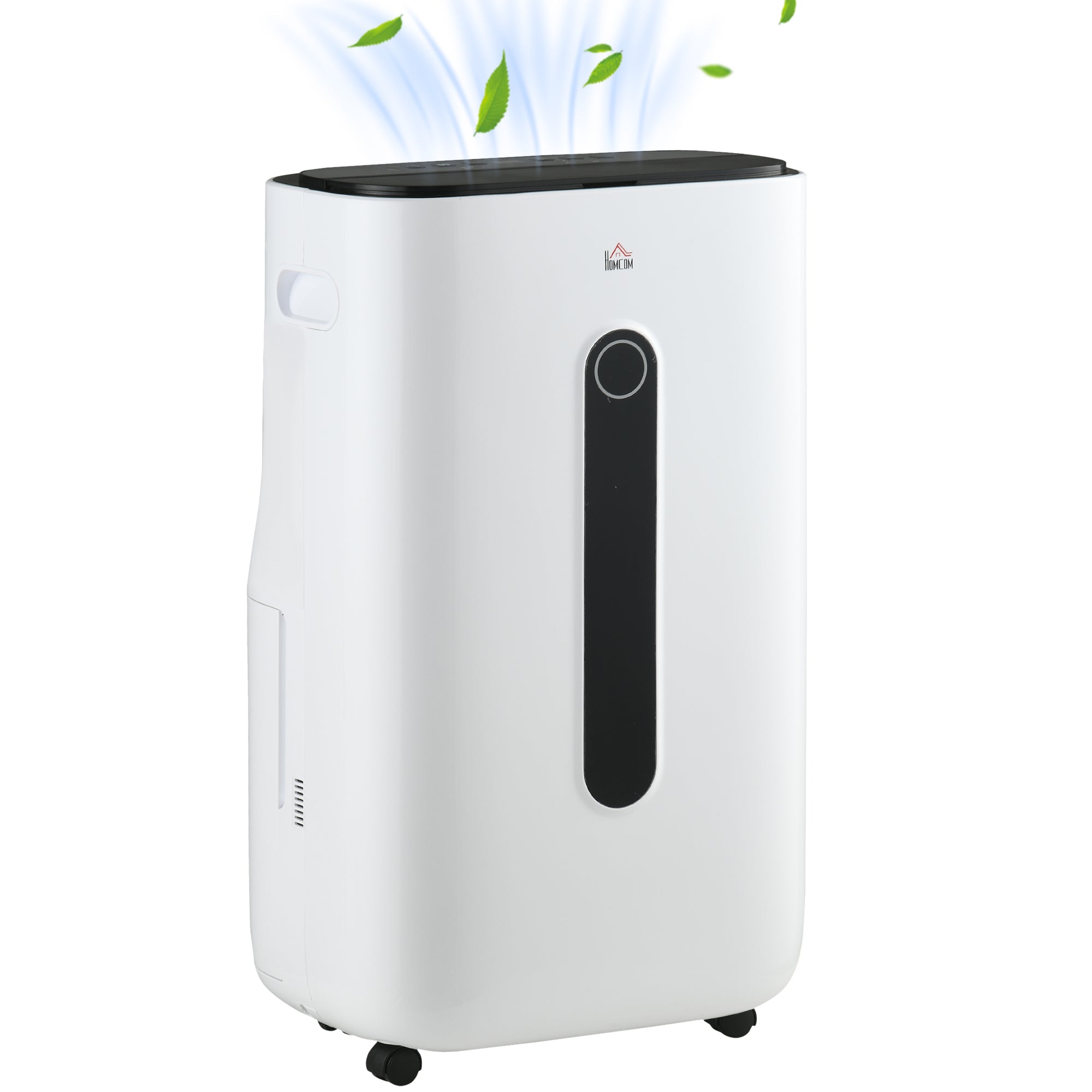 6500mL Portable Dehumidifier with Air Purifier and 24H Timer - White