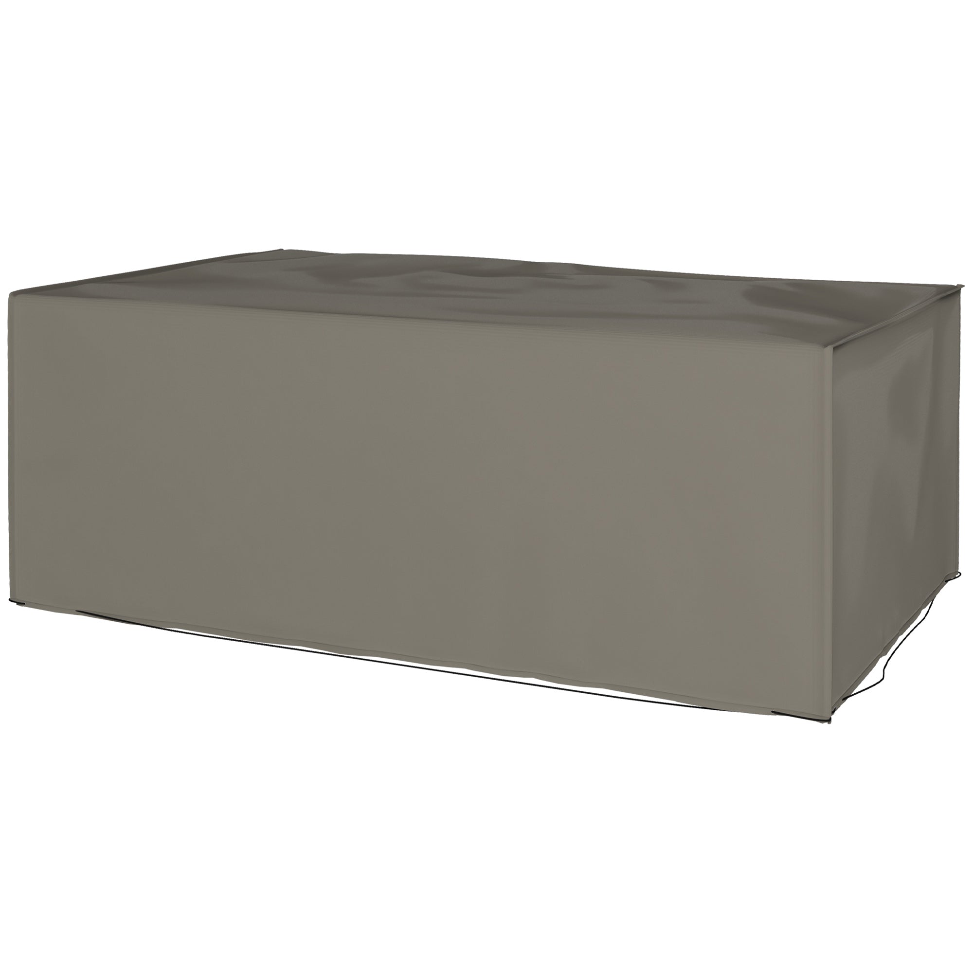 Waterproof Oxford Patio Set Cover 210x140x80 cm with Anti-UV Protection - Grey