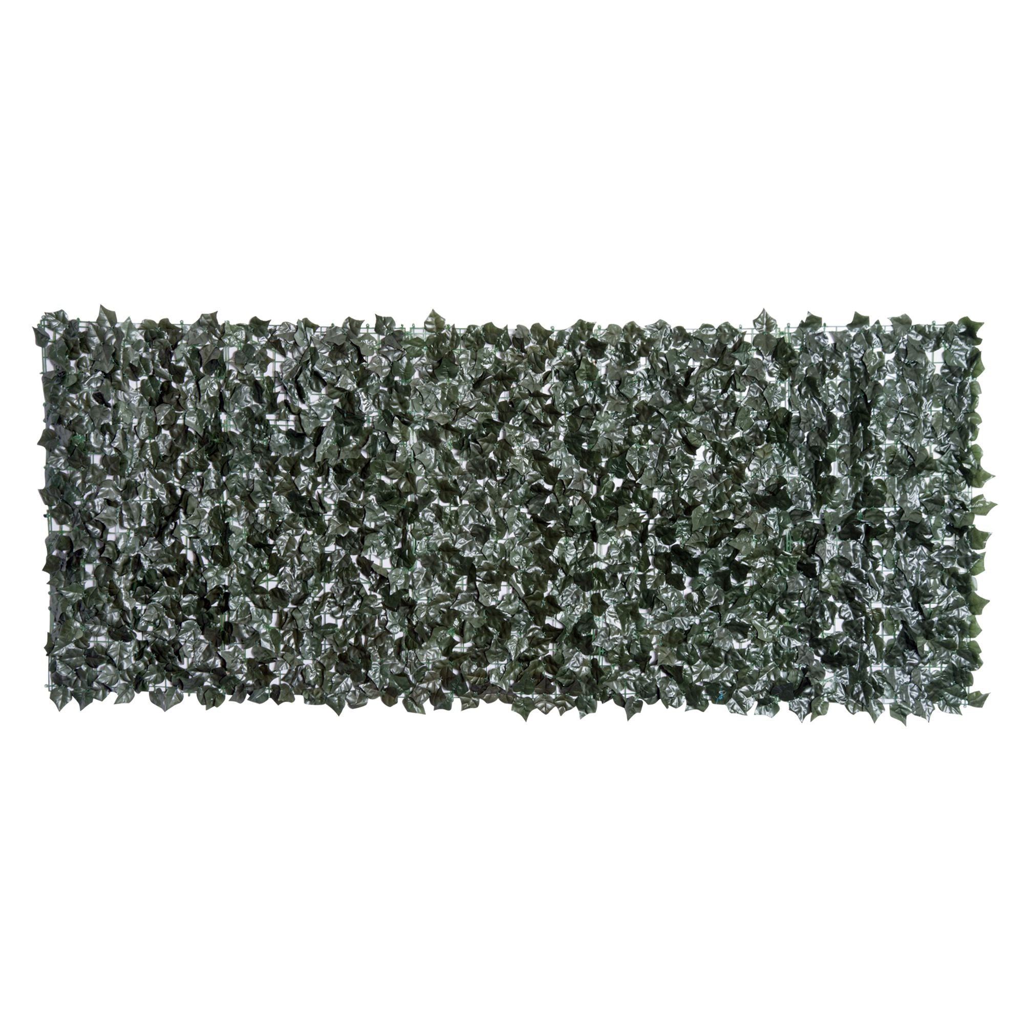 Artificial Leaf Screen Panel 3x1.5m UV-Stabilized Privacy Fence - Dark Green