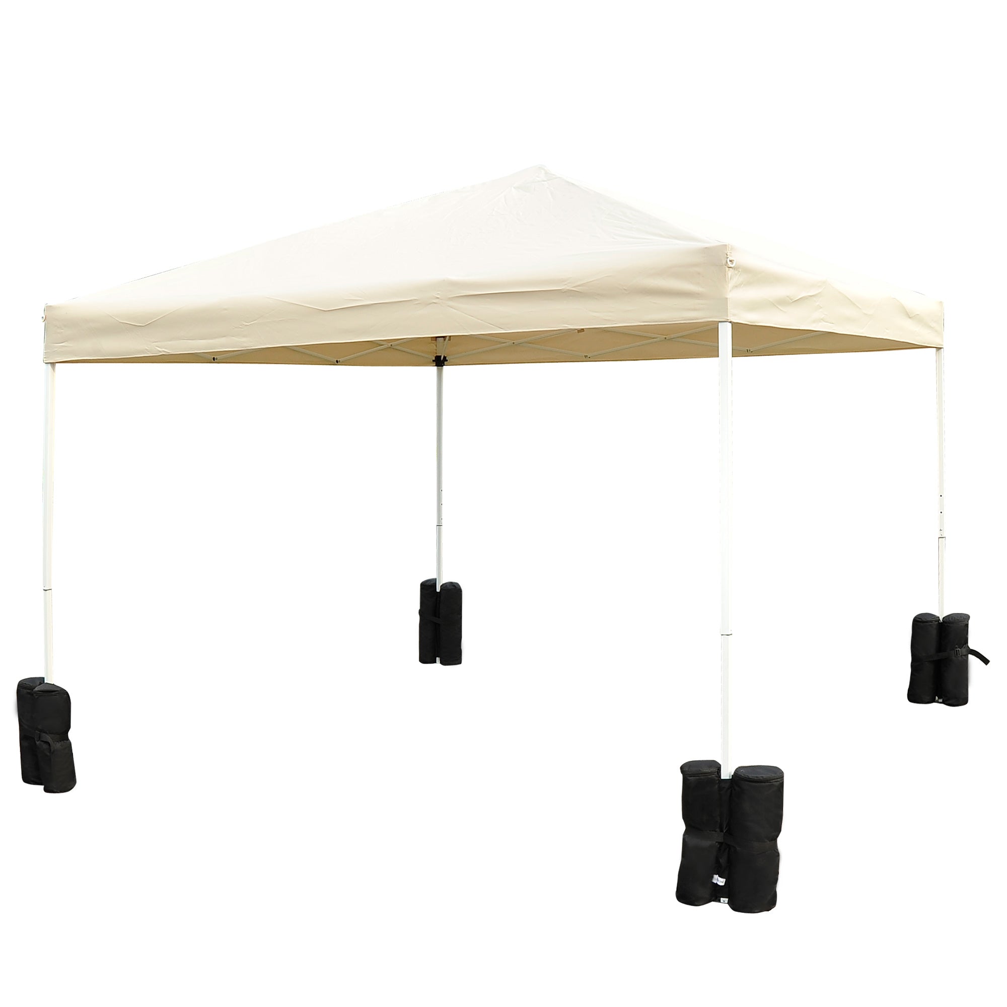 4pcs Gazebo Leg Weight Sand Bags for Marquee Tent Canopy - Black