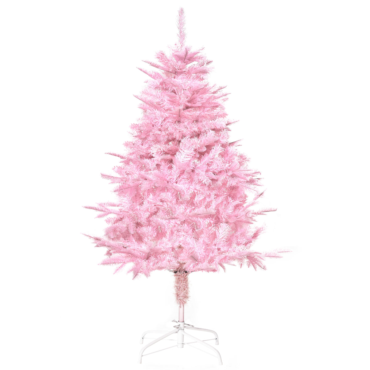4FT Pop-up Artificial Christmas Tree with Automatic Open for Home Party - Pink