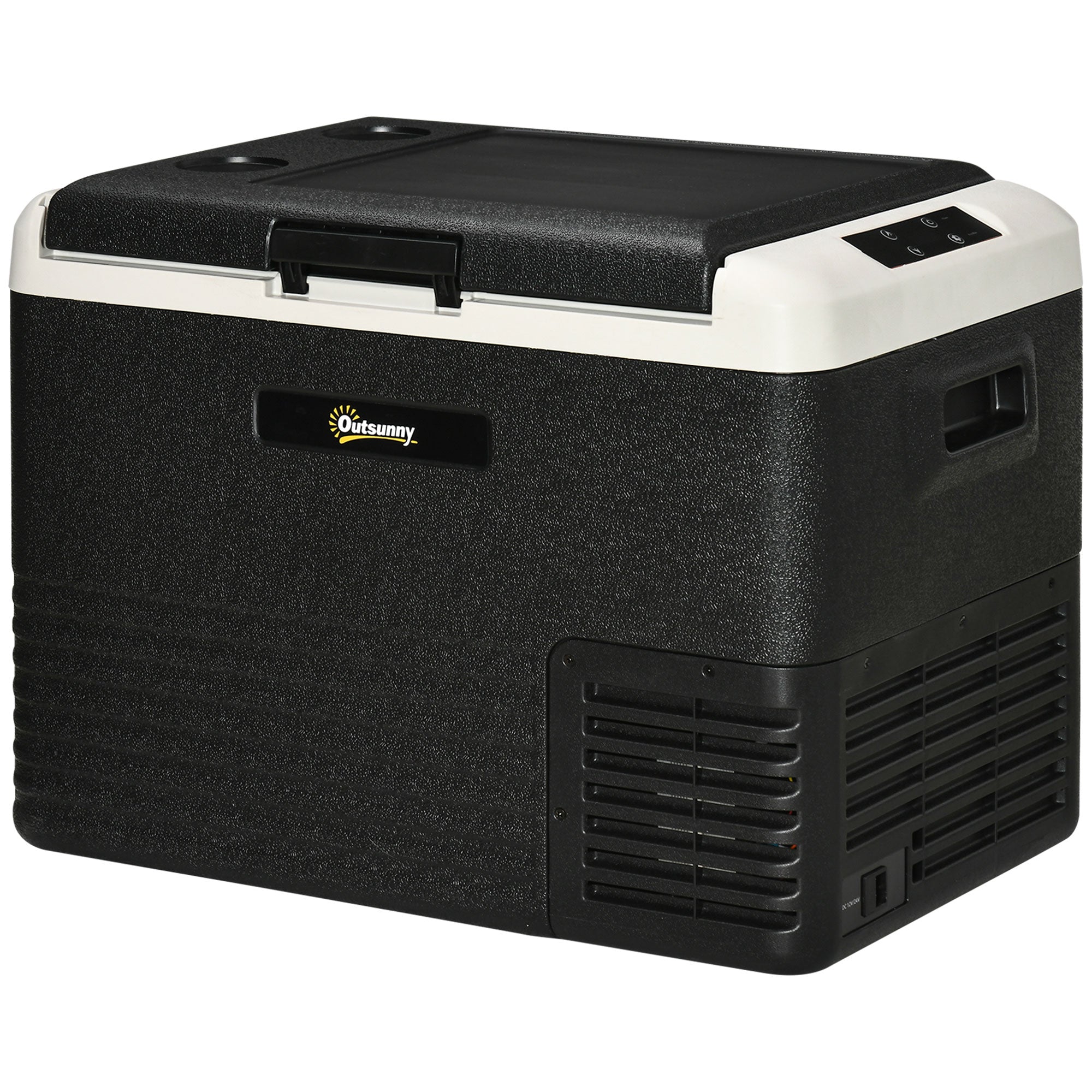40L Portable Car Refrigerator with Powerful Compressor - Black