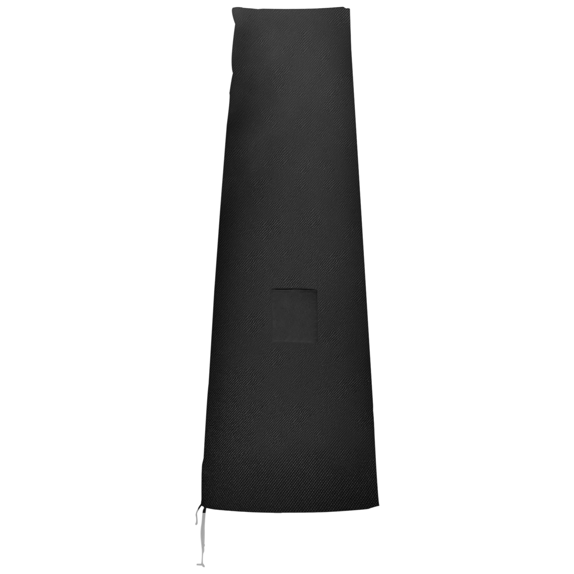 Waterproof Garden Parasol Cover 300D Oxford Fabric - Black