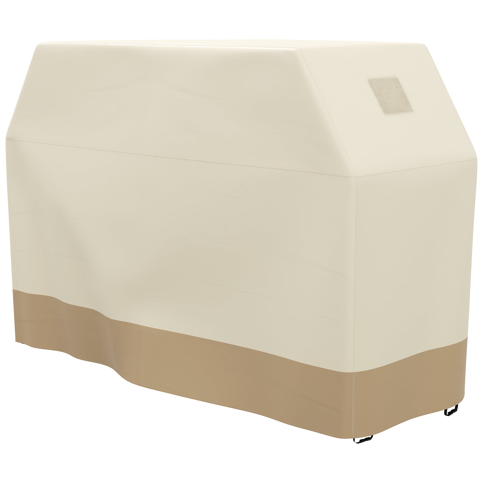 Durable Waterproof BBQ Grill Cover Large Rectangular Beige