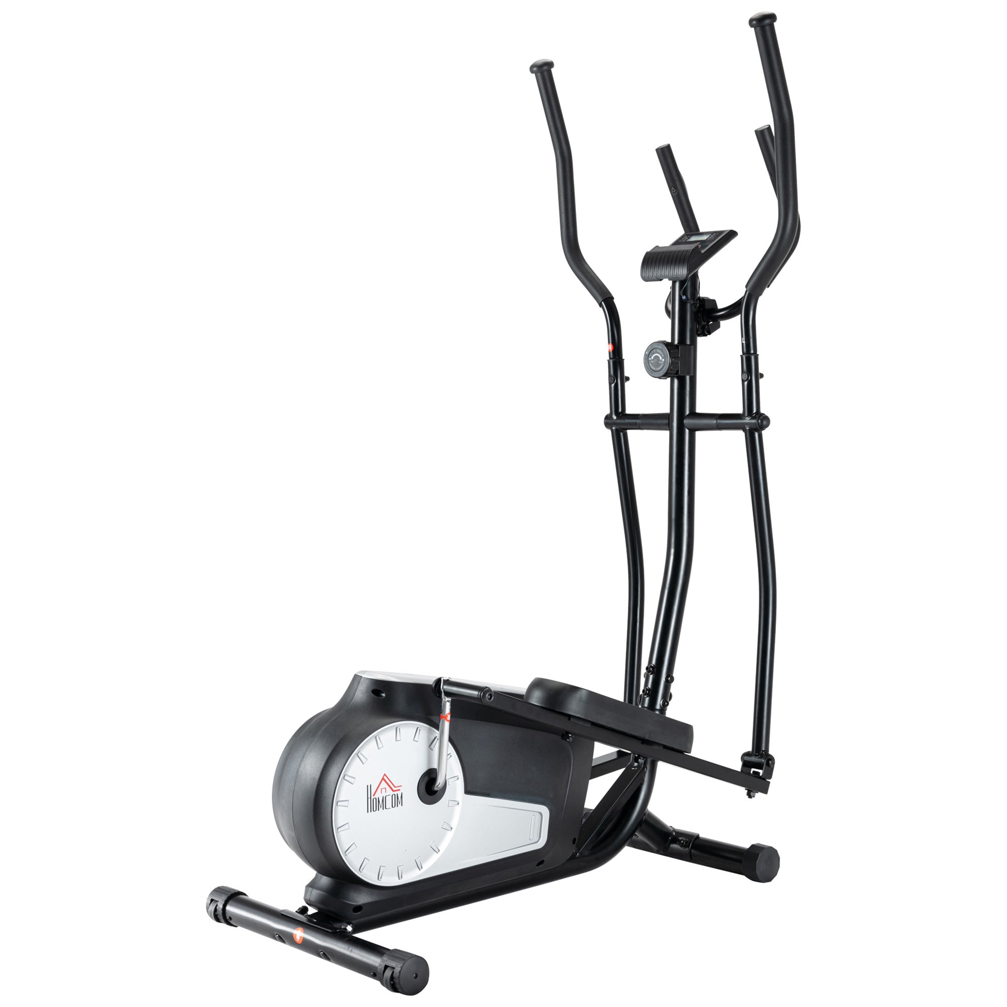 Elliptical Cross Trainer with 8 Level Magnetic Resistance and Heart Rate Sensor - Black