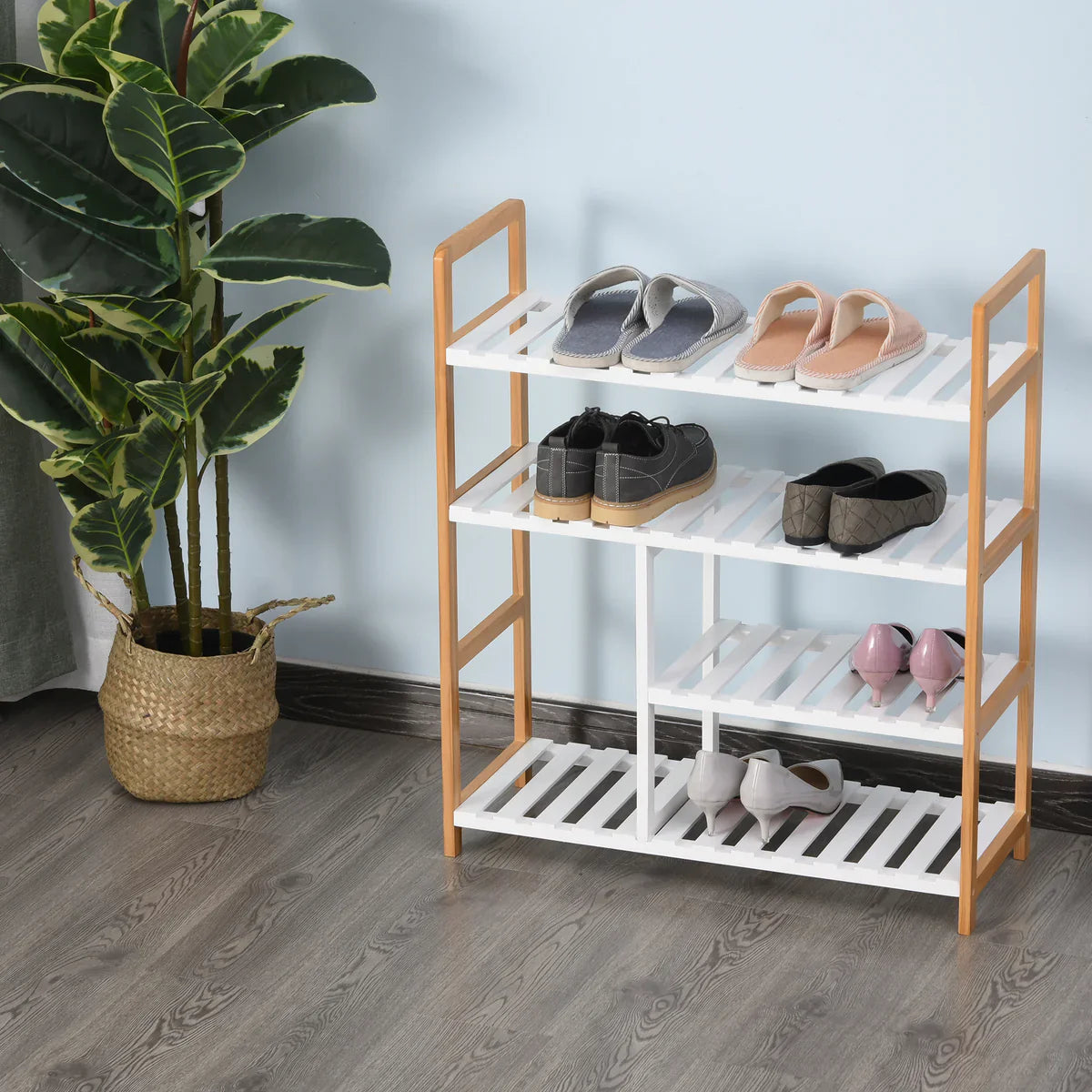 Shoe Racks UK – Wooden, Stackable & Space-Saving Storage