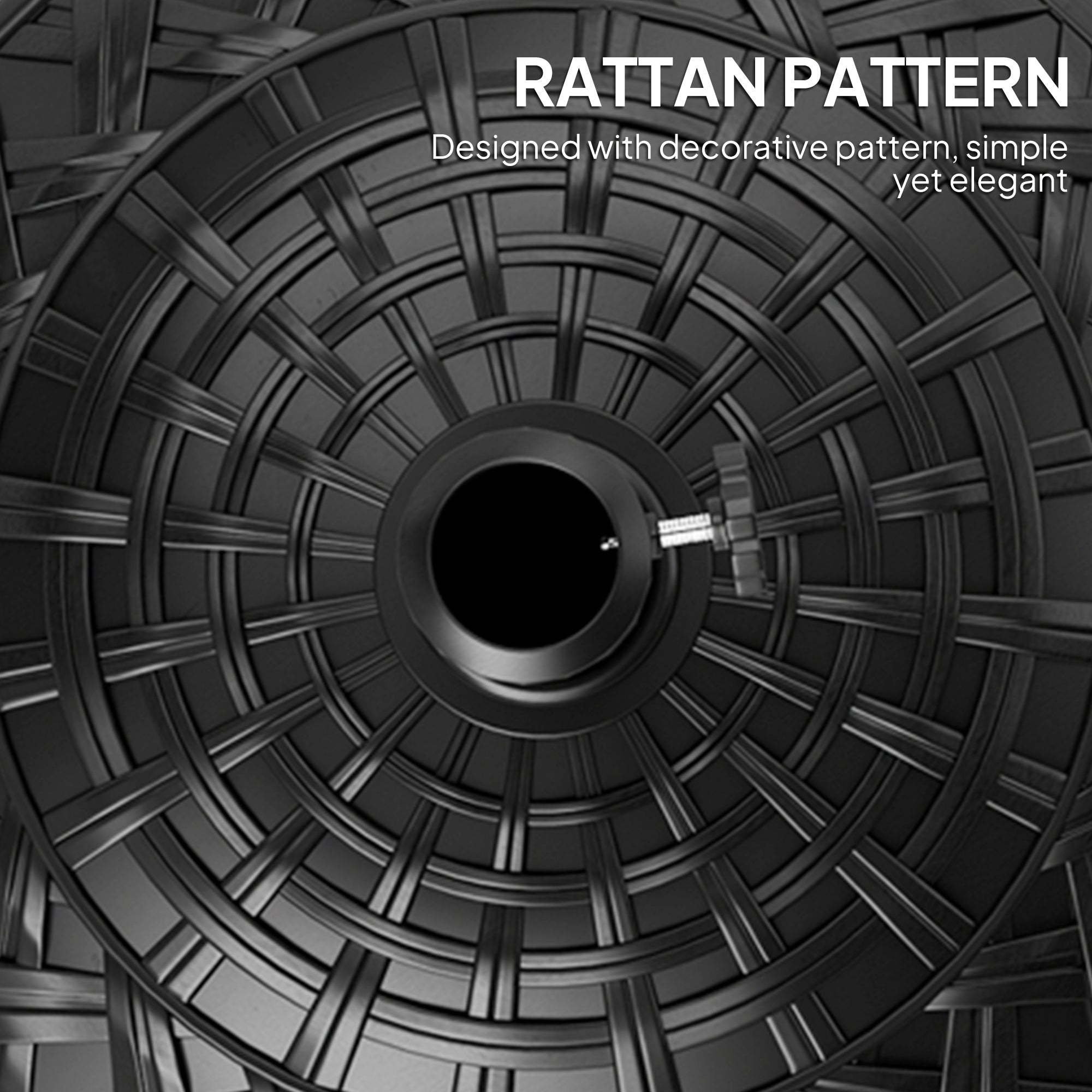 12kg Heavy Duty Resin Parasol Base for 38mm 48mm Poles - Black